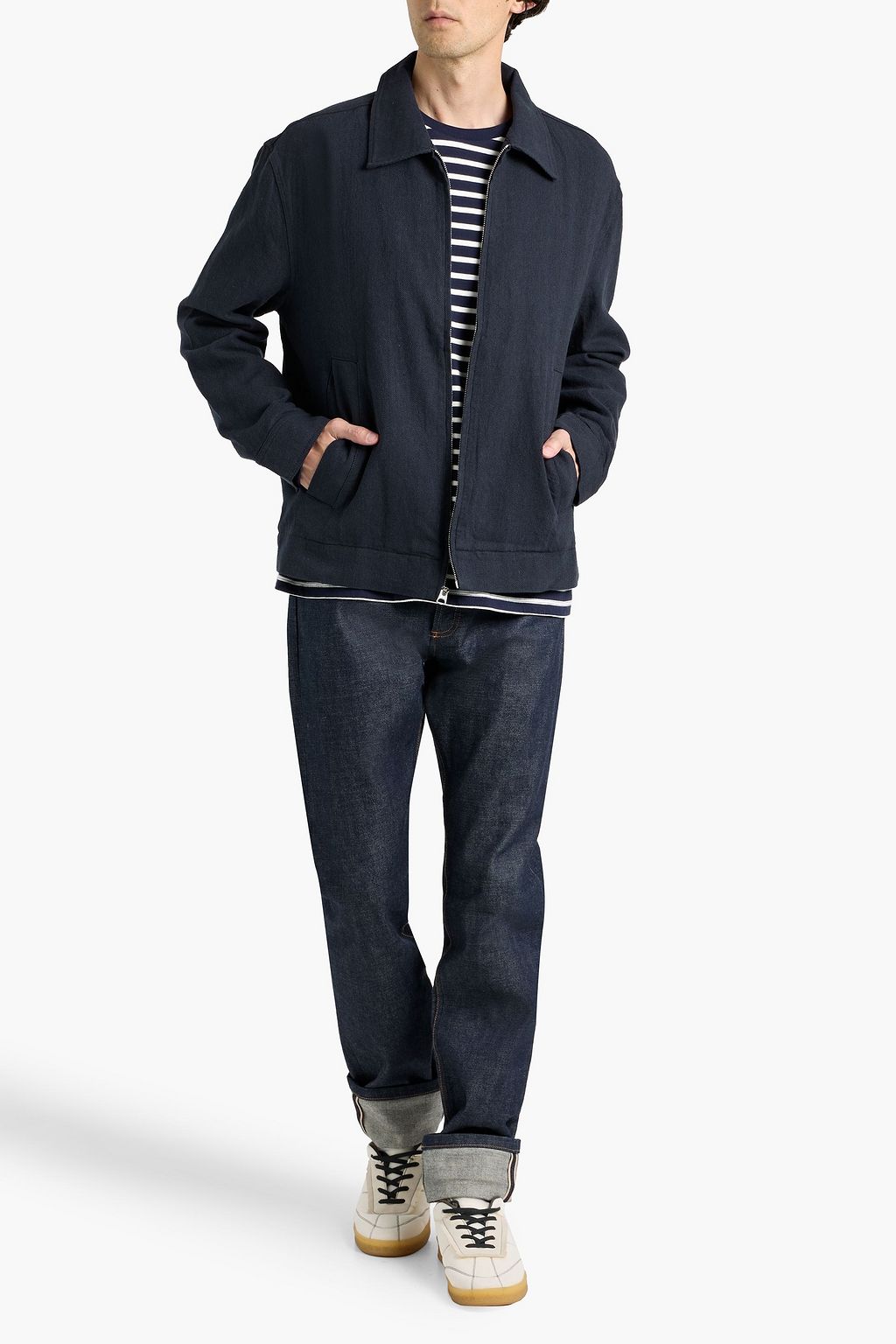 ALEX MILL Sam linen and cotton-blend twill jacket