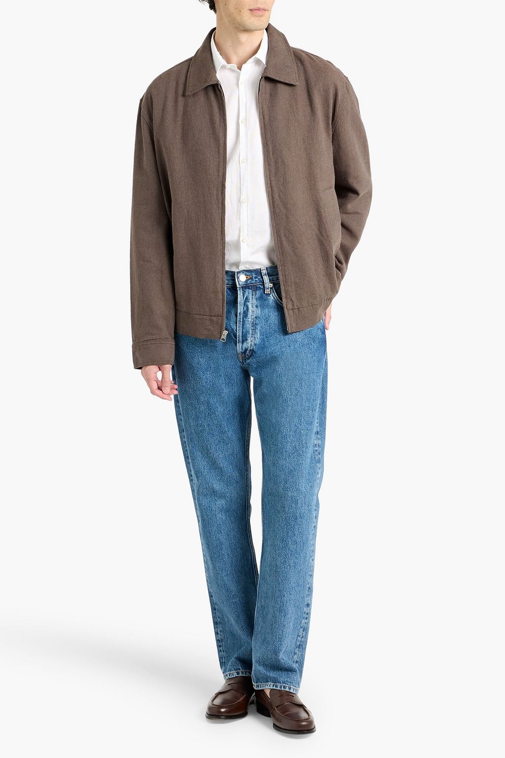 ALEX MILL Sam linen and cotton-blend twill jacket