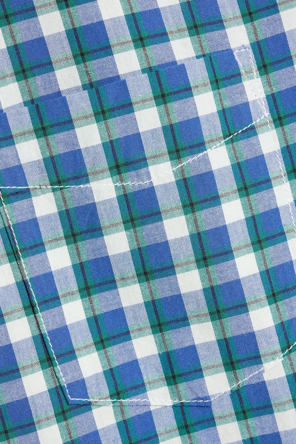 ALEX MILL Mill checked cotton-poplin shirt