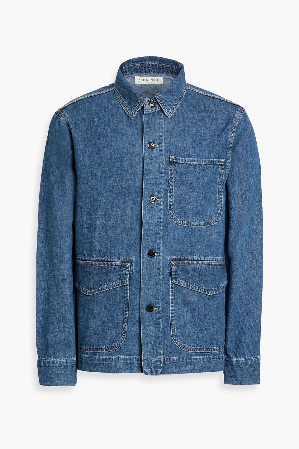 Alex Mill Denim Overshirt In Blue