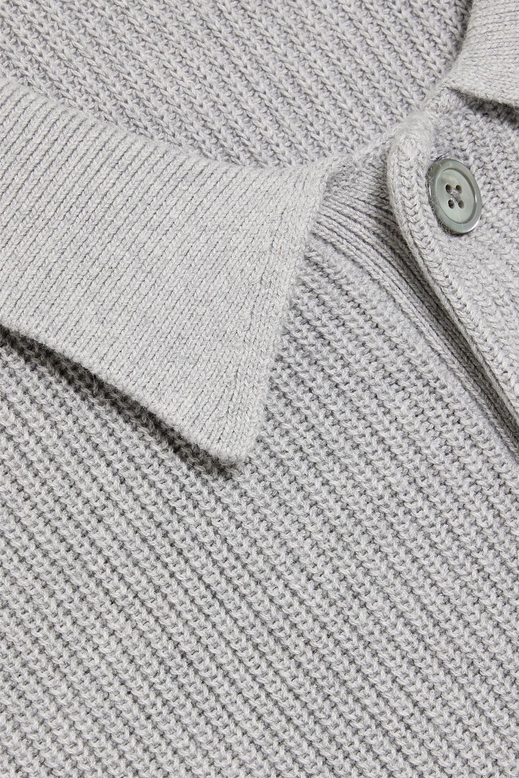 ALEX MILL Jayce ribbed cotton and linen-blend polo shirt