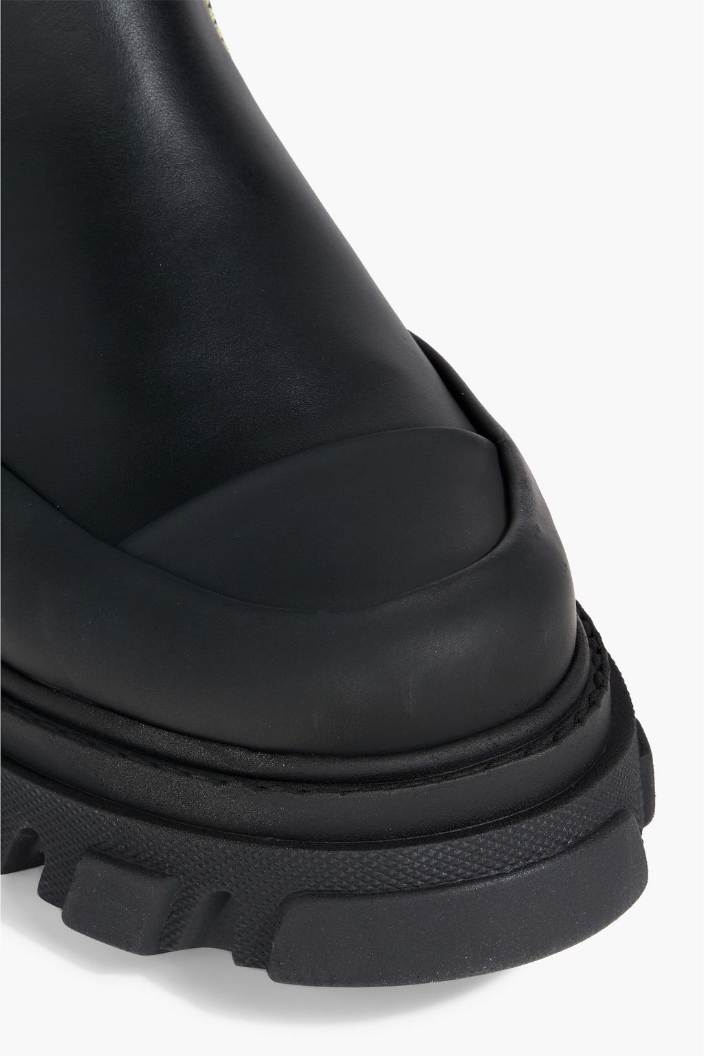 GANNI Leather Chelsea boots