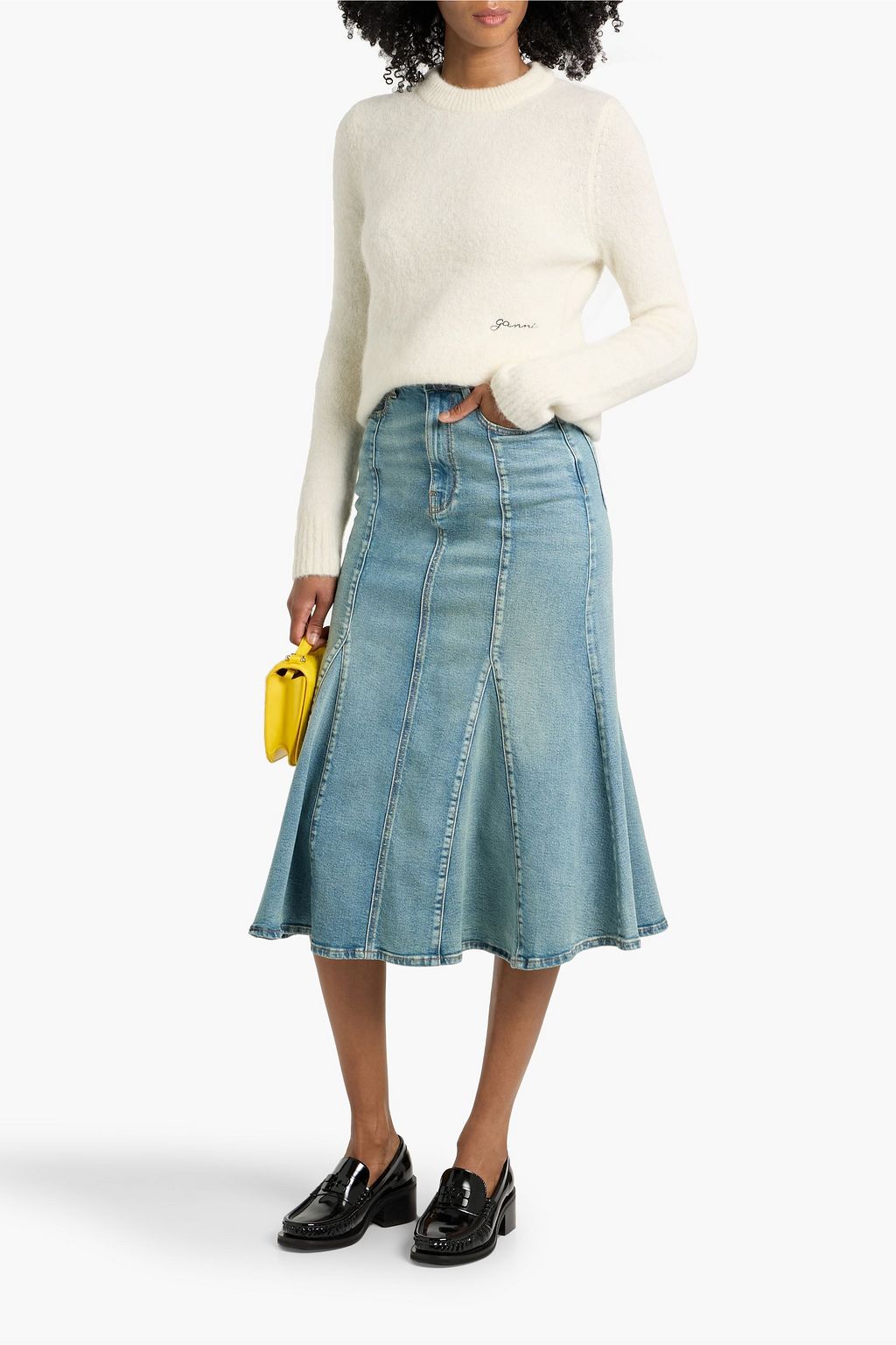 GANNI Alpaca-blend sweater