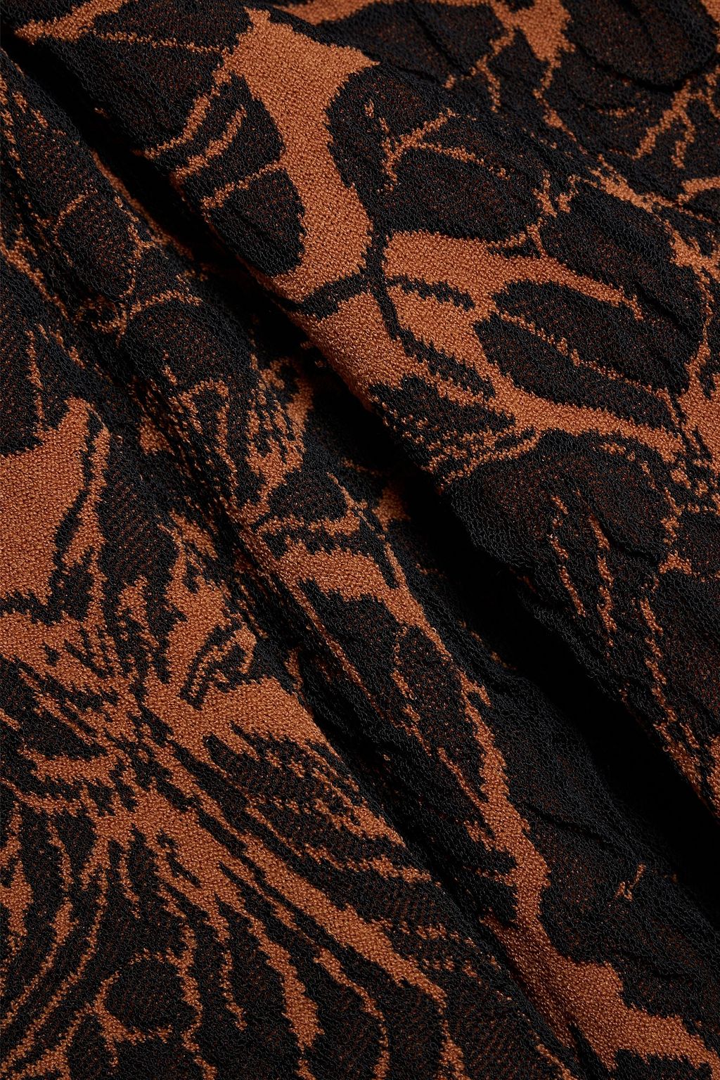 GANNI Jacquard-knit maxi dress