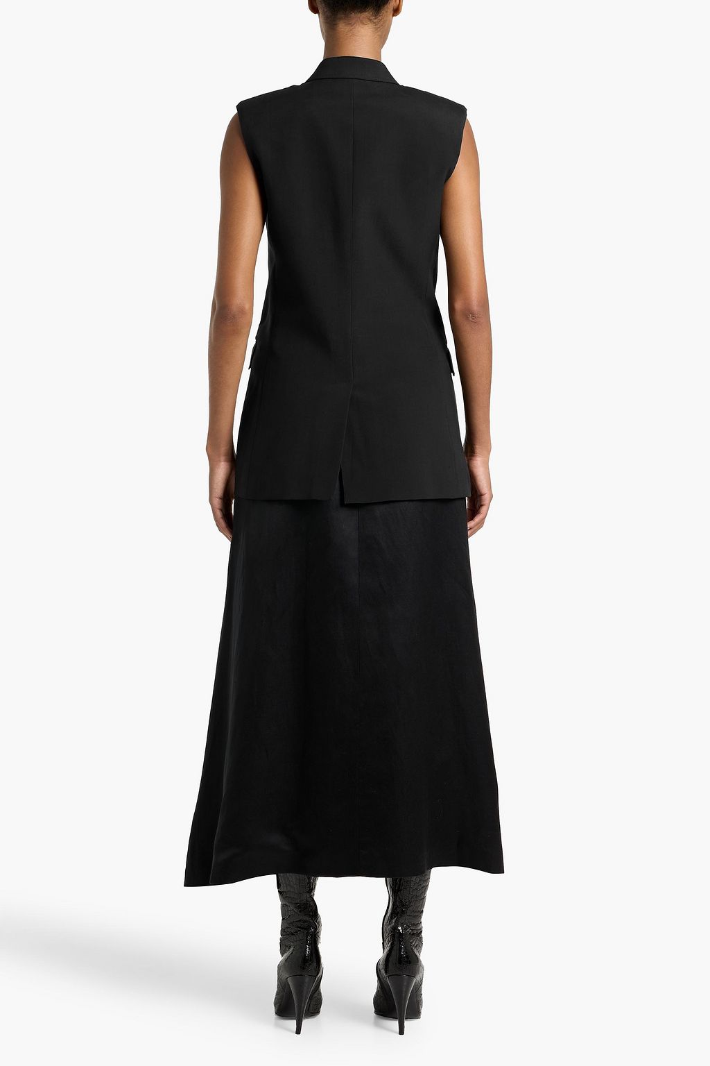 GABRIELA HEARST Mayte double-breasted silk and wool-blend vest