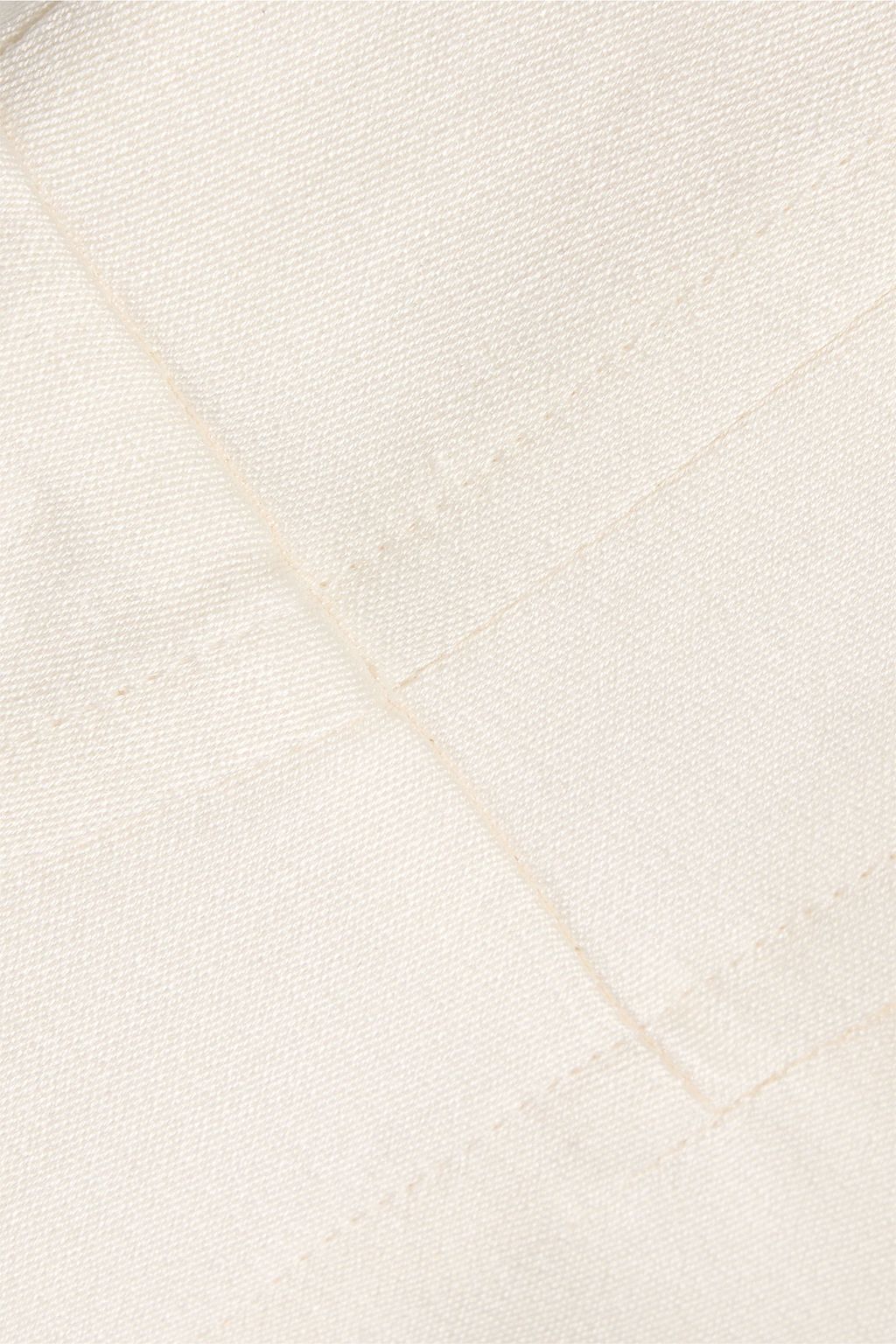 GABRIELA HEARST Avalon silk and linen-blend satin top