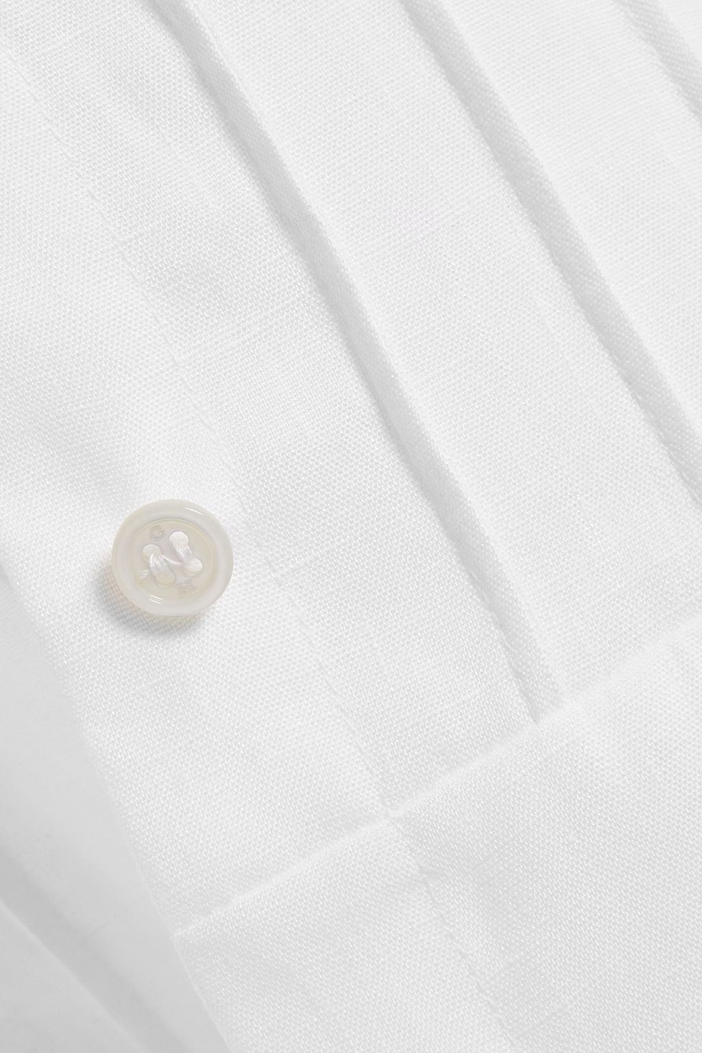 GABRIELA HEARST Duff pintucked linen shirt