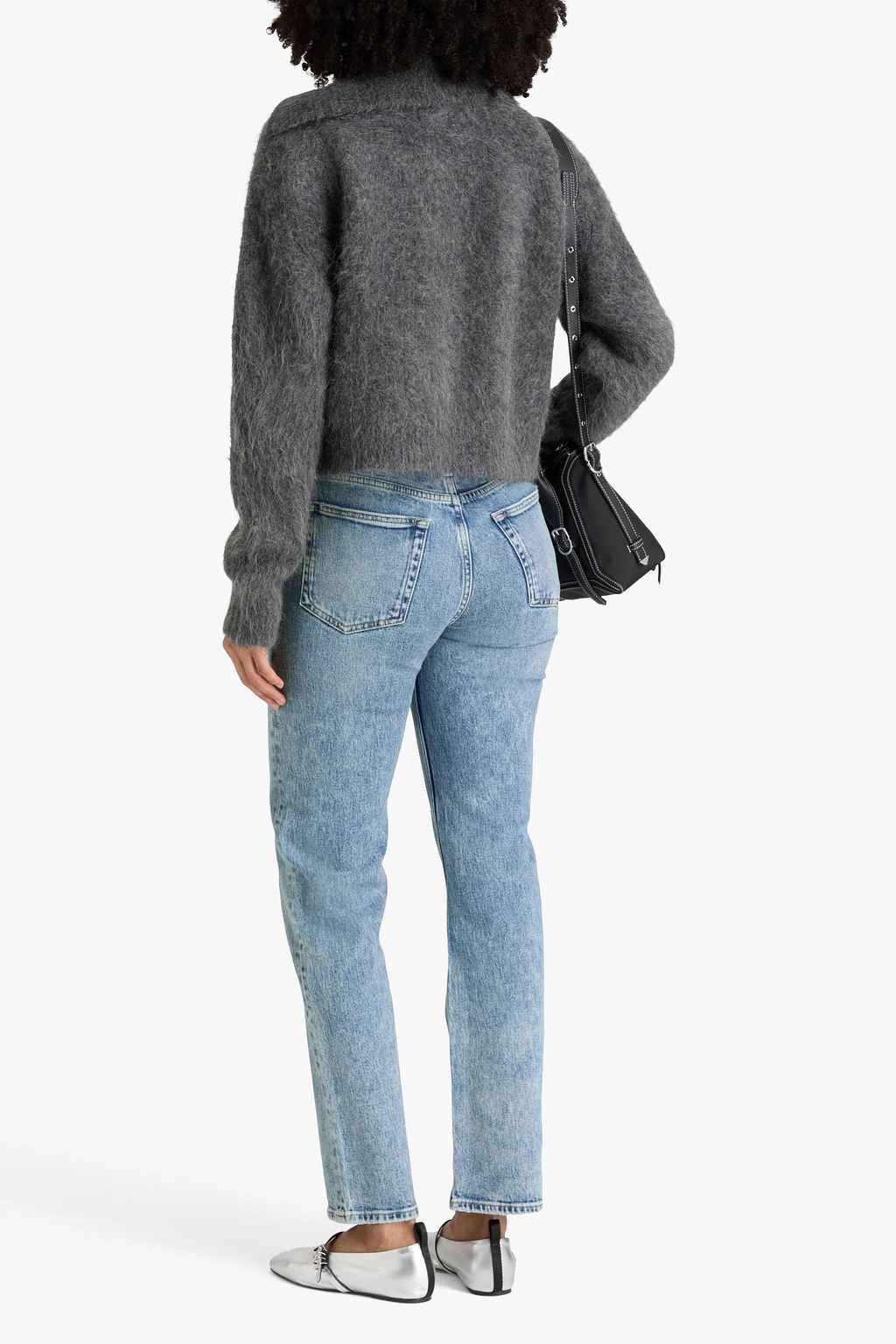RAG & BONE Harlow faded mid-rise straight-leg jeans