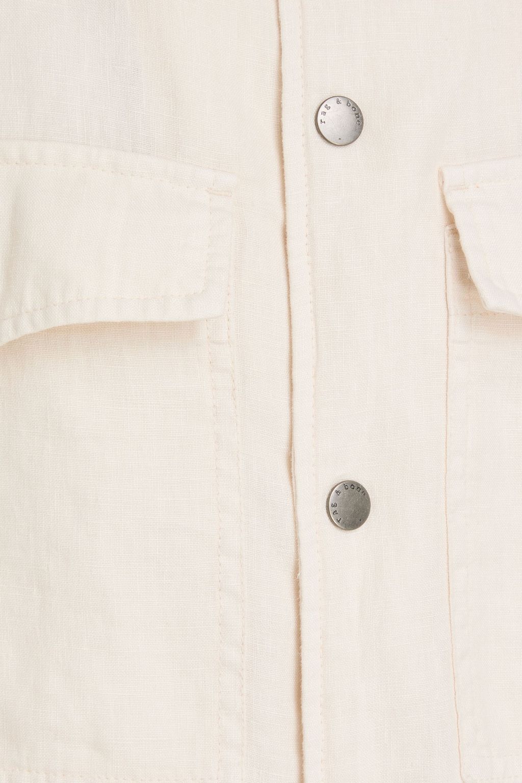 RAG & BONE Angus linen overshirt