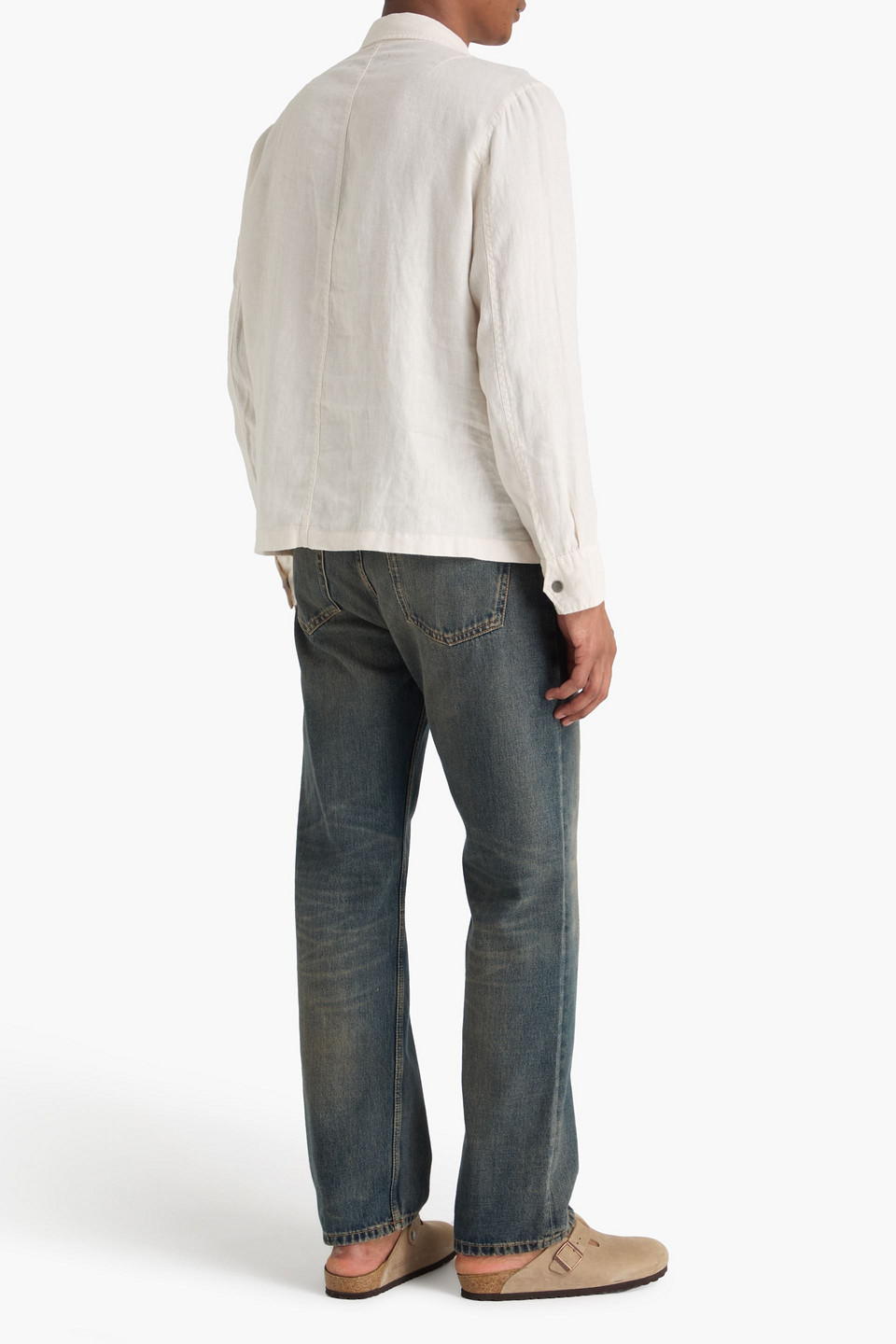  Rag & Bone - Angus Linen Overshirt - White - M 