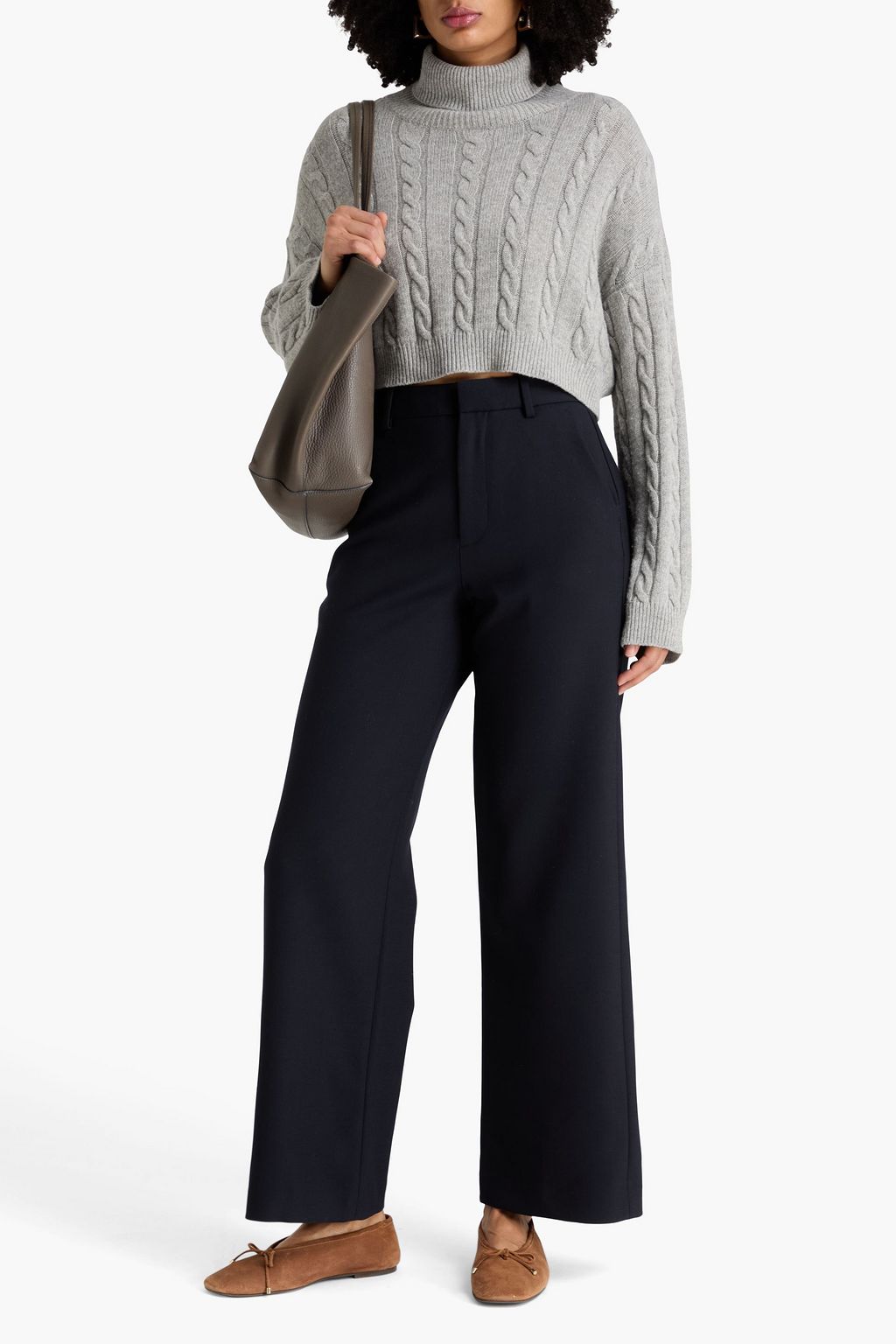RAG & BONE Andi crepe wide-leg pants