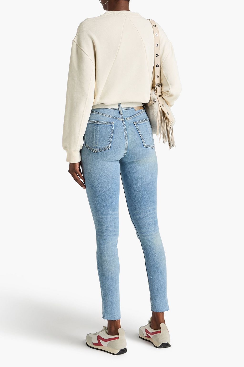 RAG & BONE フレンチコットン混テリー スウェットシャツ 刺繍入り