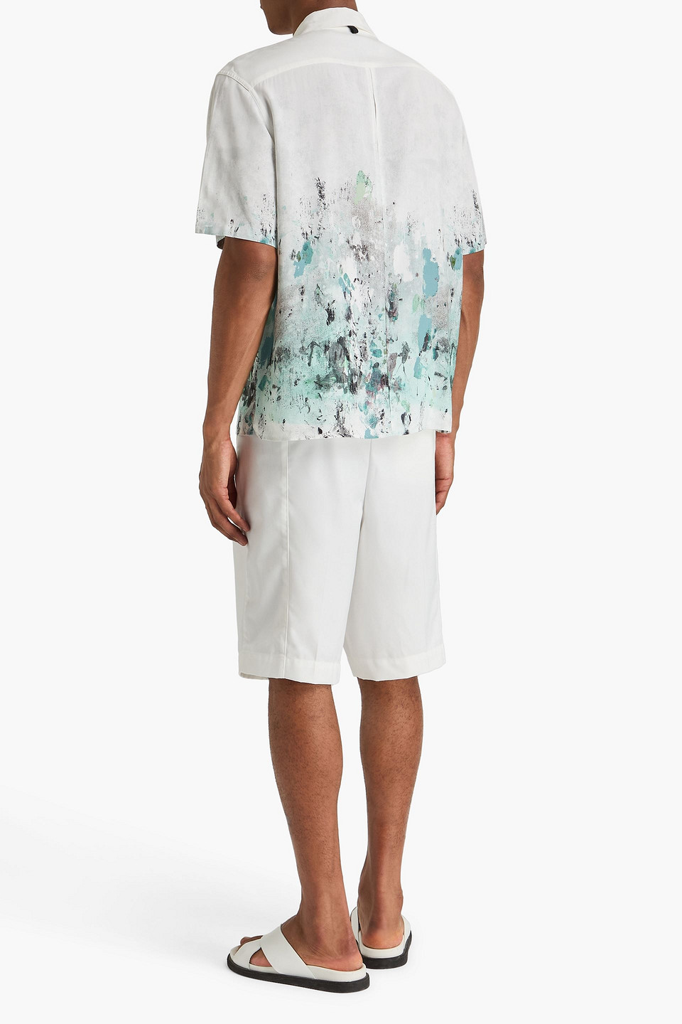  Rag & Bone - Bedrucktes Hemd „dalton“ Aus Webstoff - Weiß - M 