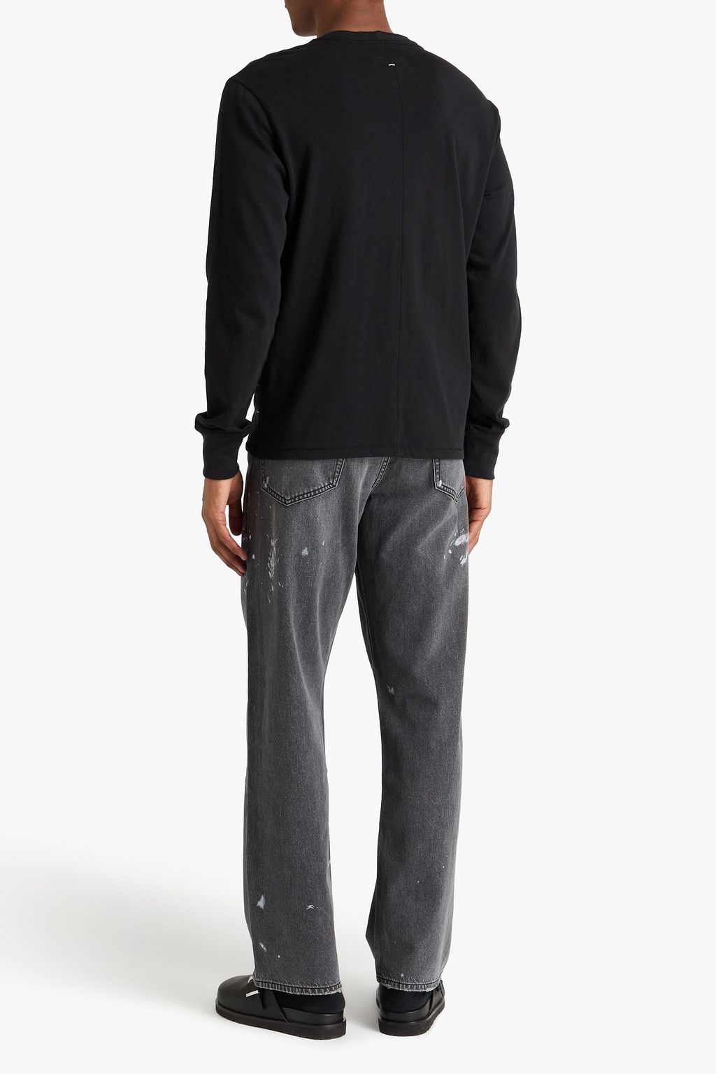 RAG & BONE Cotton-jersey Henley T-shirt