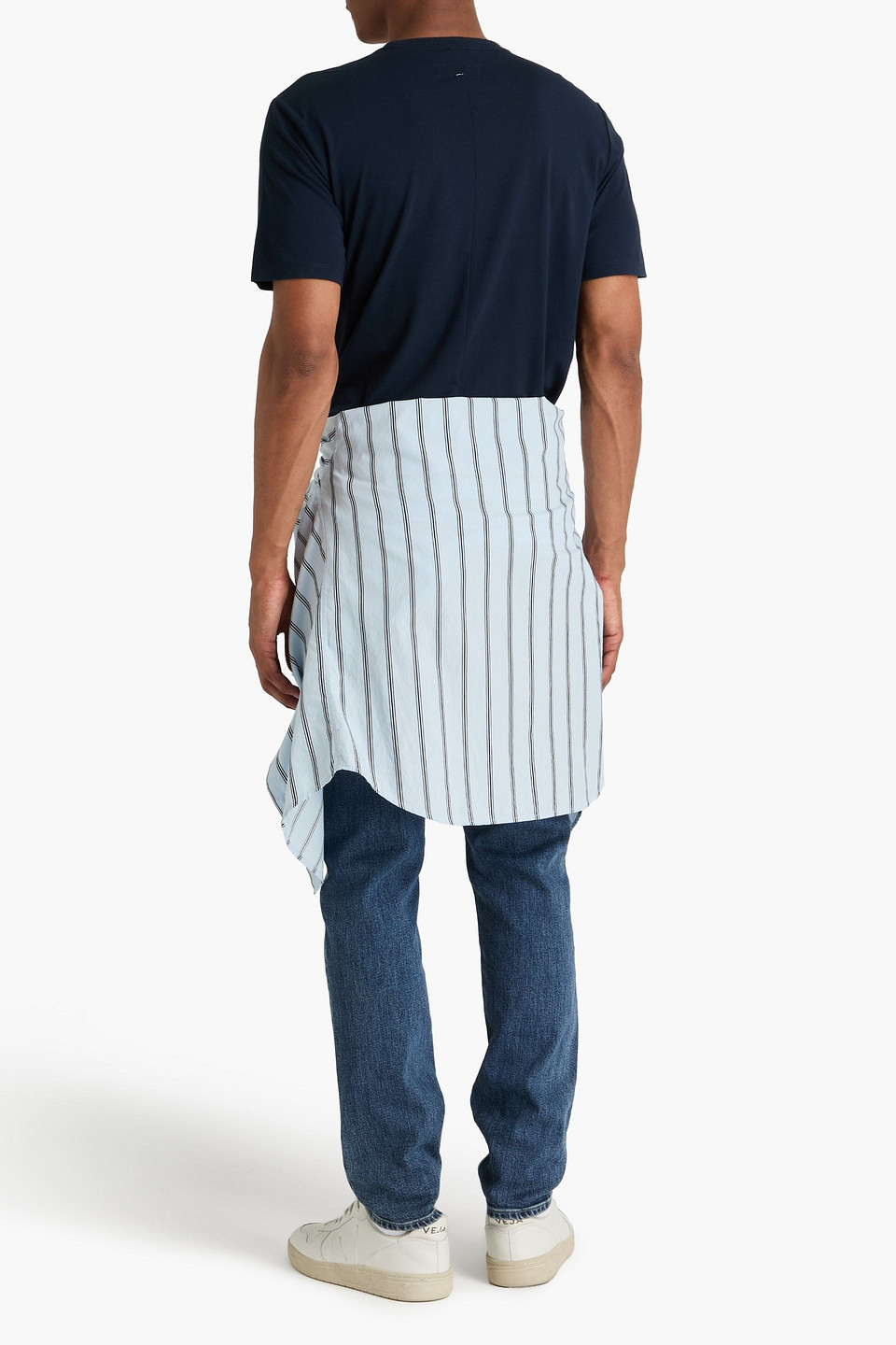  Rag & Bone - T-shirt Aus Jersey - Blau - S 