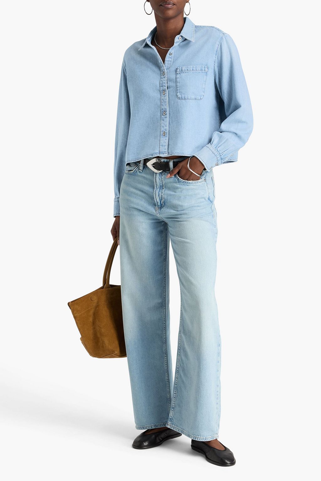 RAG & BONE قميص من الدنيم