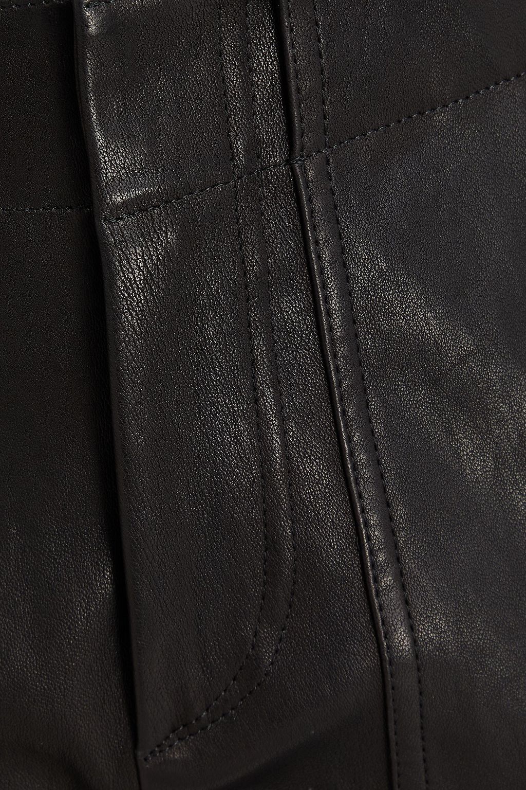 RAG & BONE Leyton cropped leather tapered pants