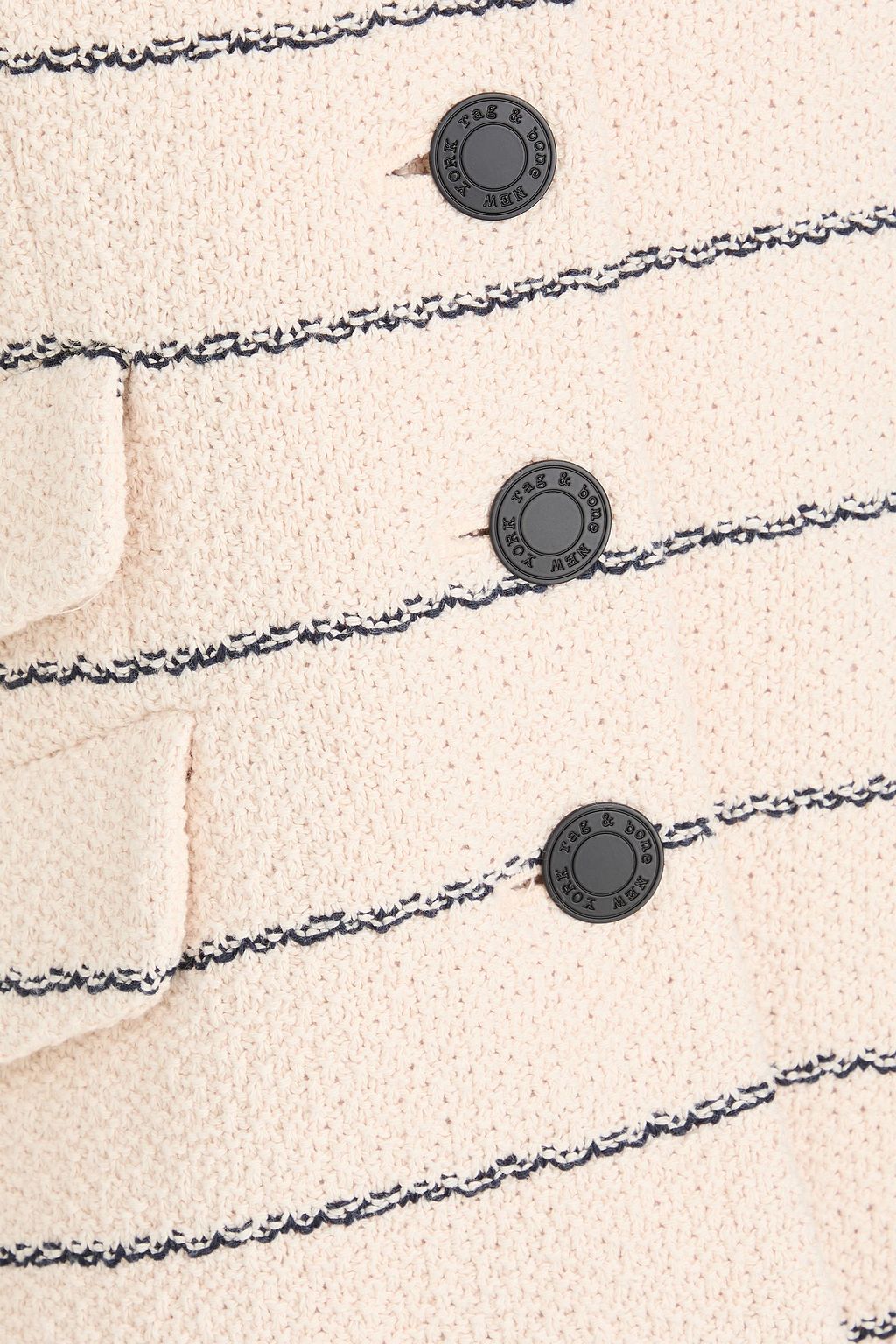 RAG & BONE Roslyn striped cotton-tweed blazer