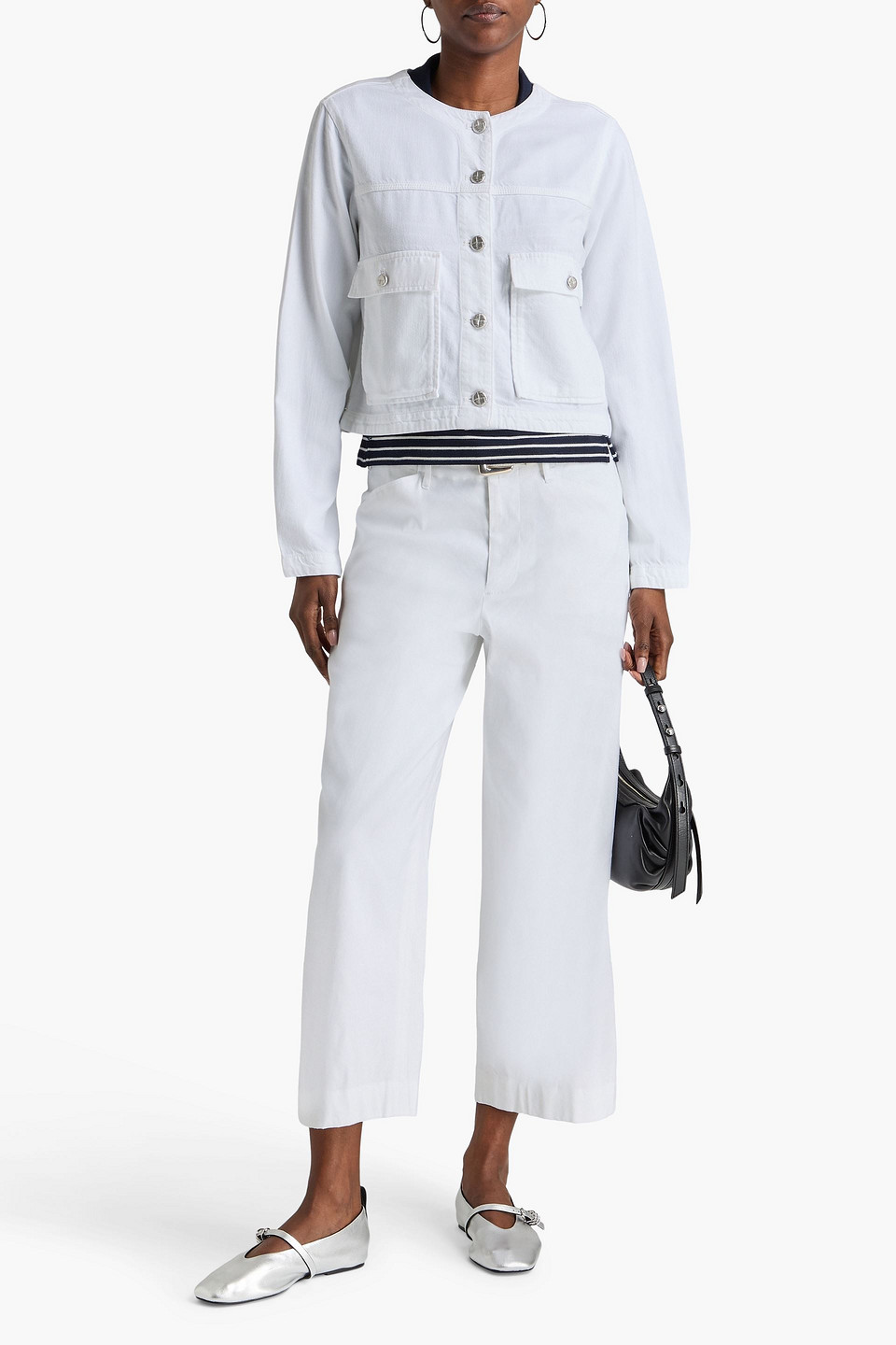  Rag & Bone - Jacke „drew“ Aus Twill Aus Einer Baumwoll-lyocellmischung - Weiß - Xs 
