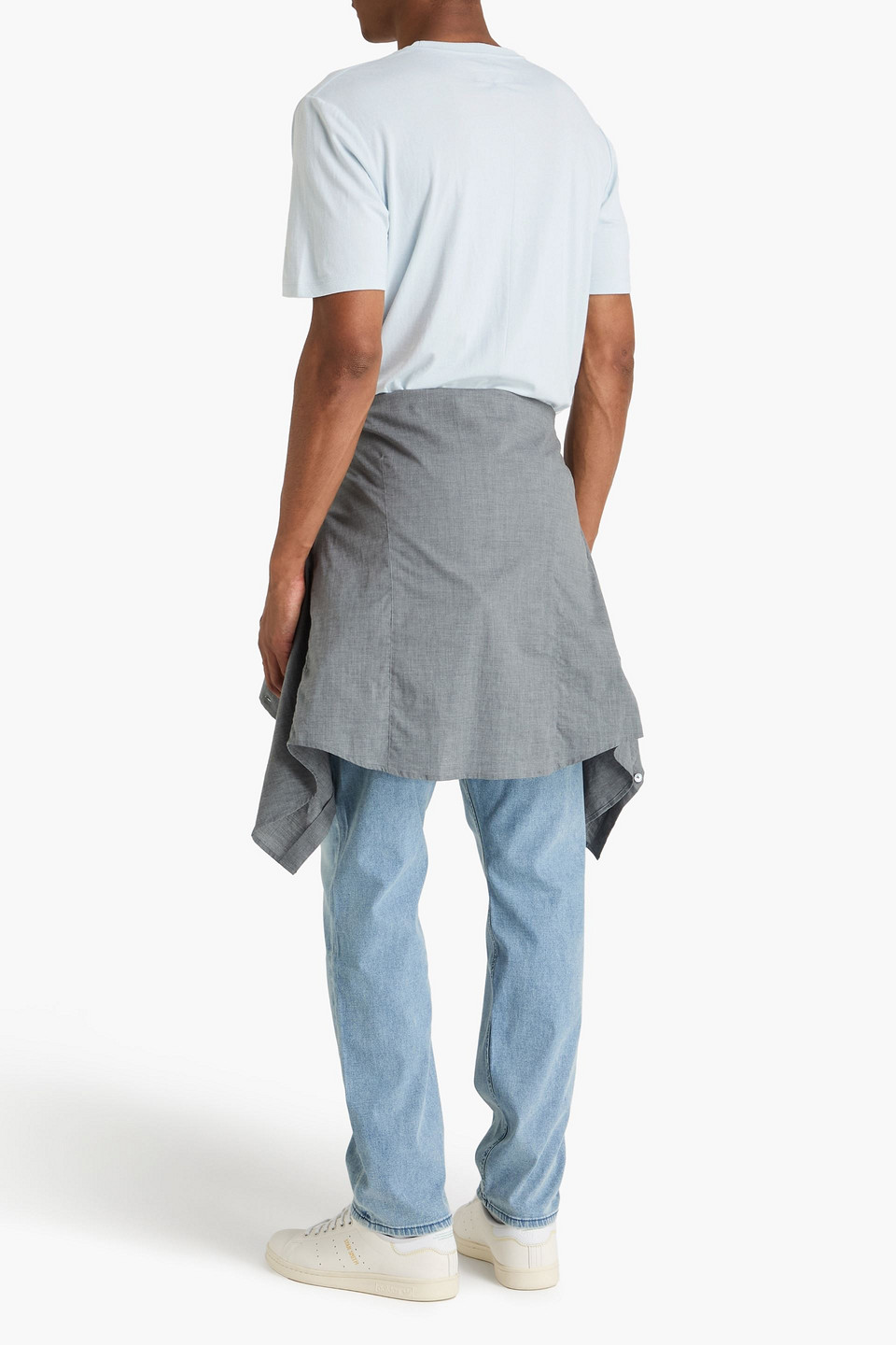 Rag & Bone Jersey T-shirt In Blue