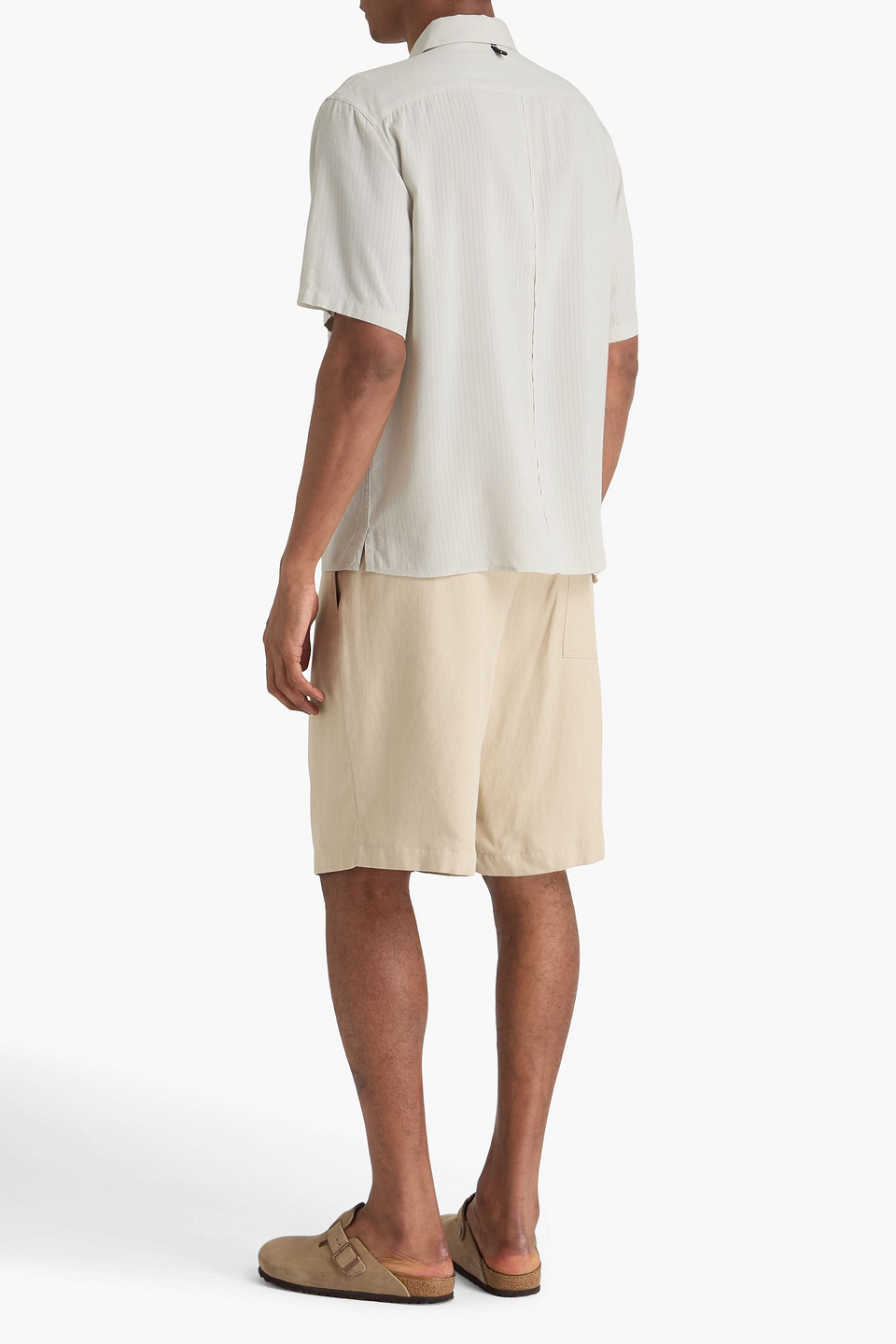  Rag & Bone - Hemd „dalton“ Aus Jacquard Mit Streifen - Grau - Xs 