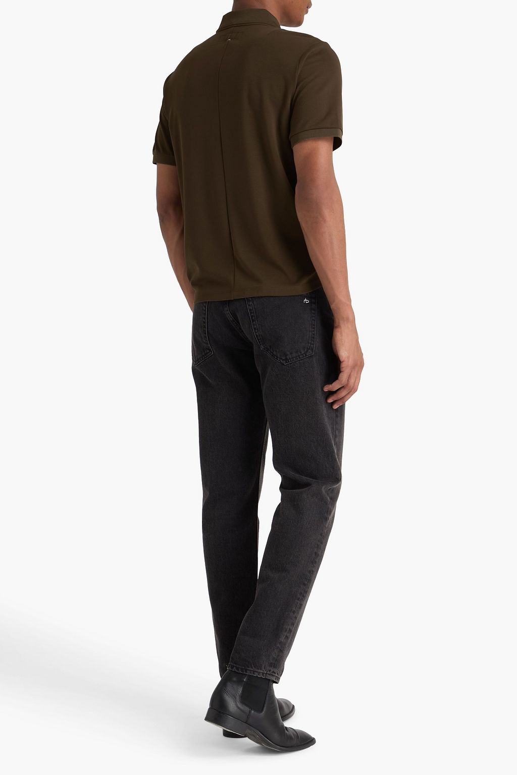 RAG & BONE Piqué polo shirt