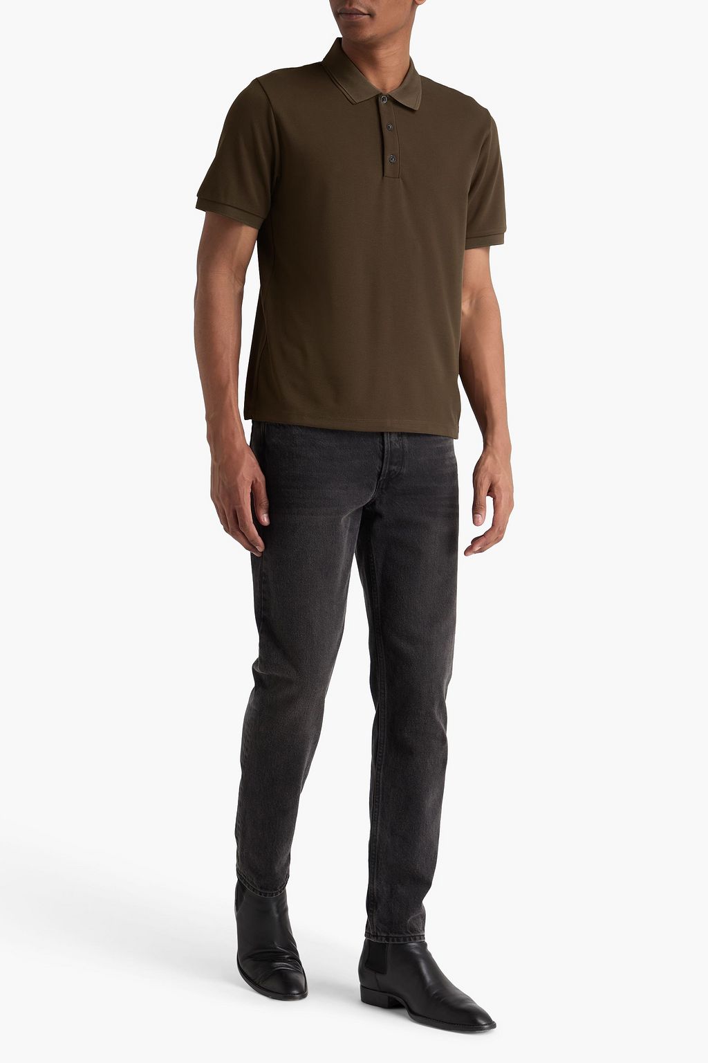 RAG & BONE Piqué polo shirt