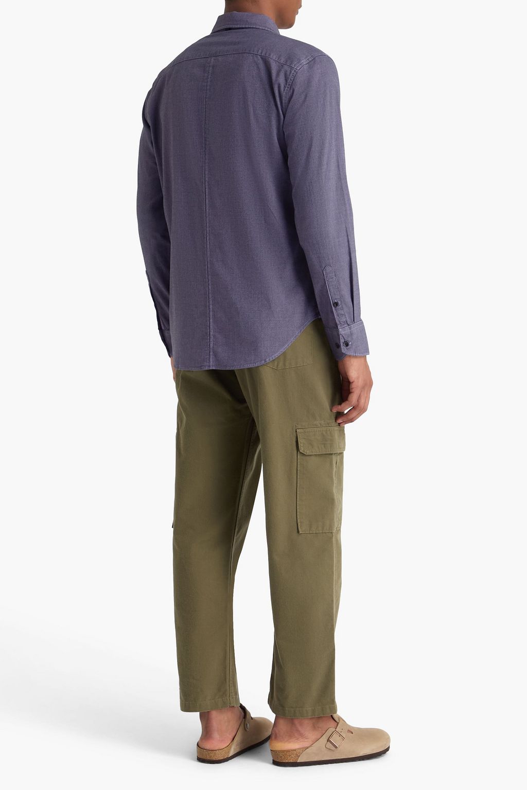 RAG & BONE Tomlin cotton-blend piqué shirt