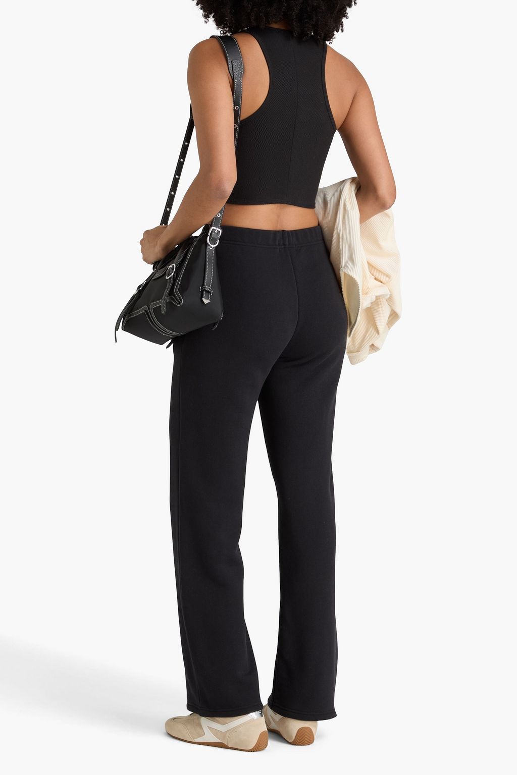 RAG & BONE French cotton-blend terry track pants