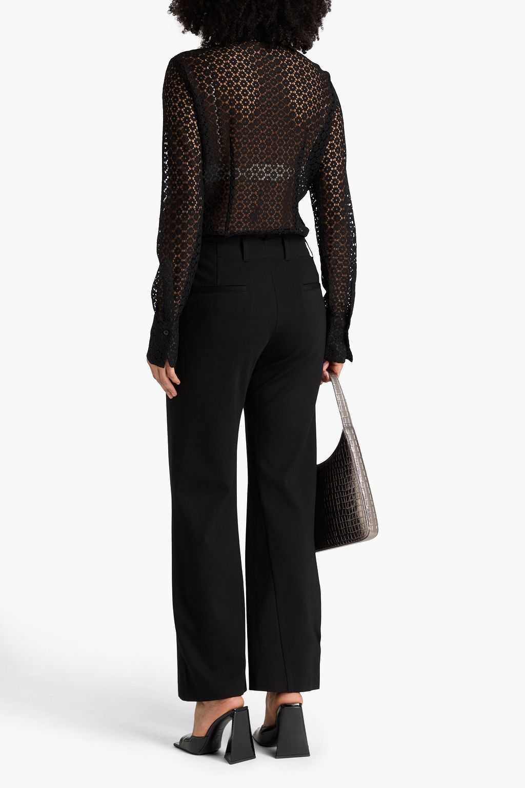 RAG & BONE قميص "إيفيت" من الدانتيل المضلع