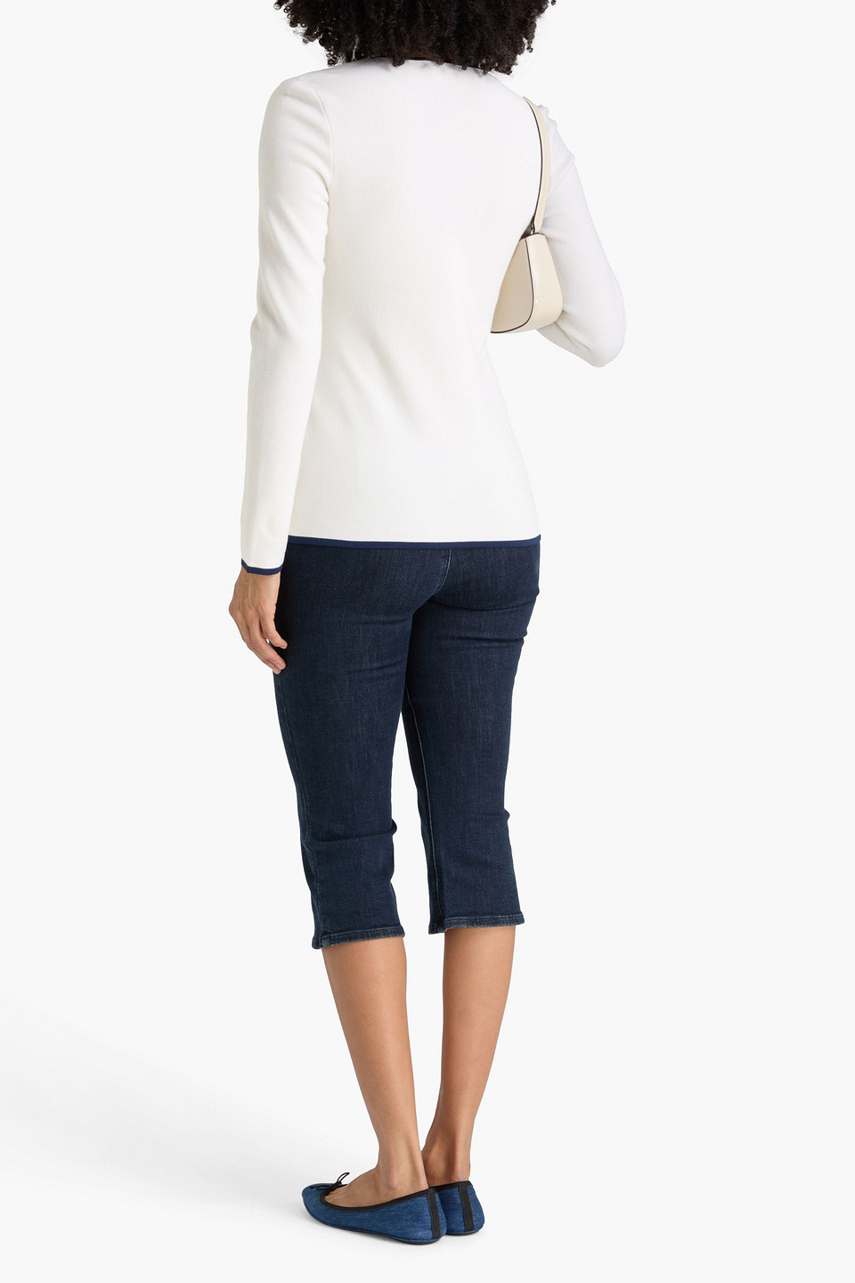  Rag & Bone - Cardigan „ella“ Aus Einer Merinowollmischung - Weiß - S 