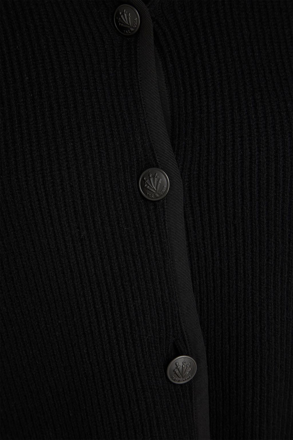 RAG & BONE Nancy ribbed merino wool-blend cardigan