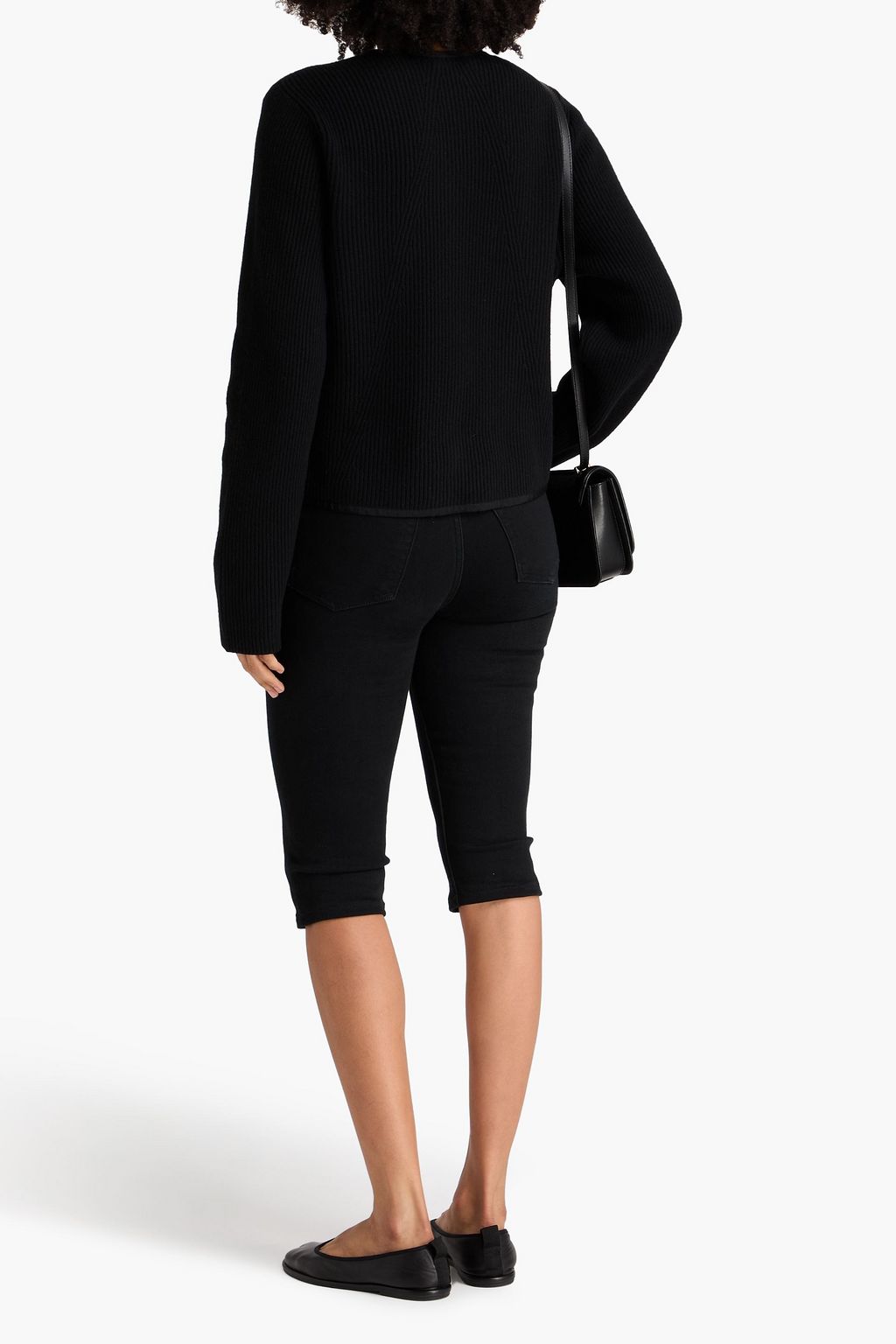 RAG & BONE Nancy ribbed merino wool-blend cardigan