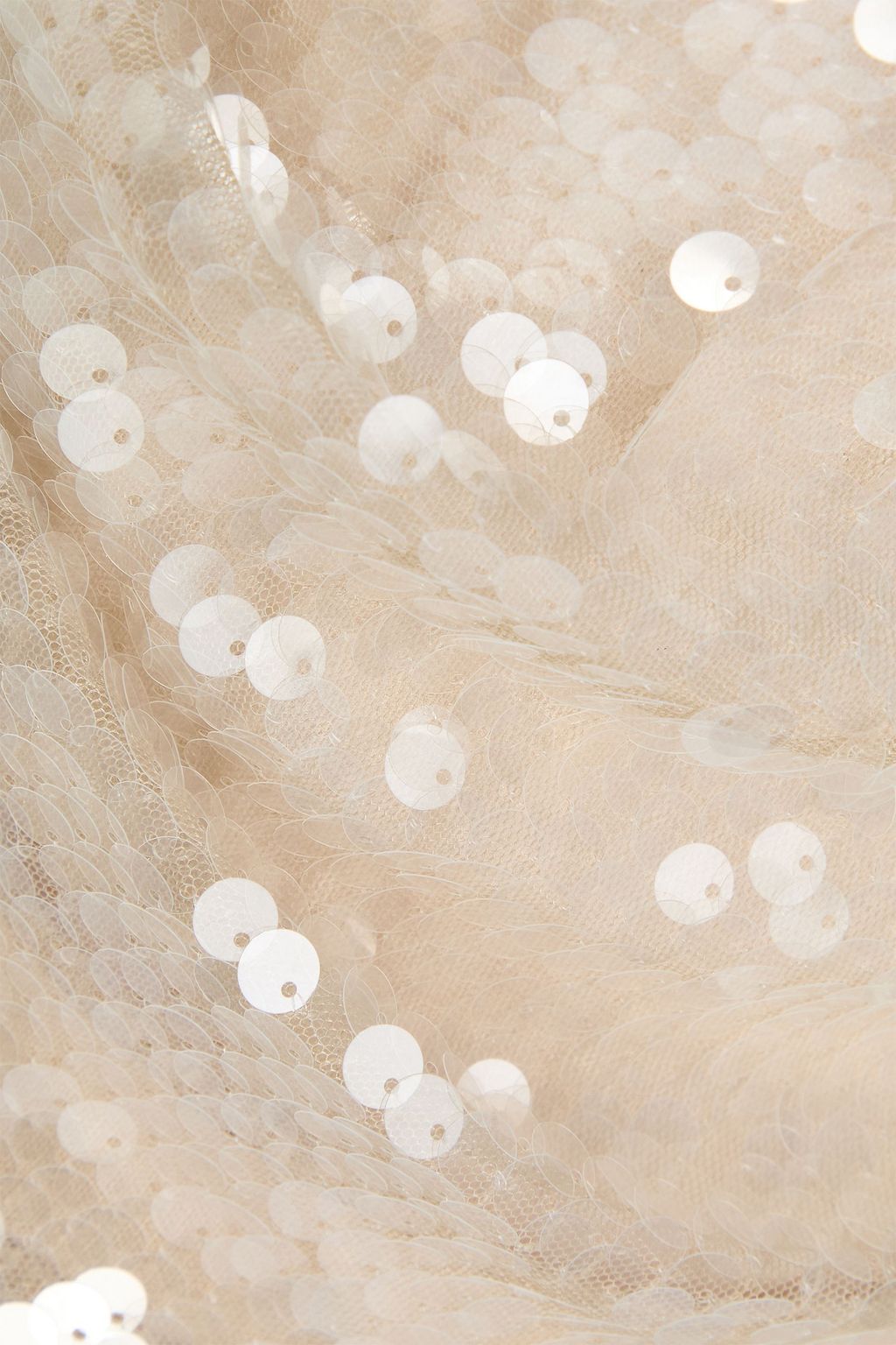 STAUD Eton sequined mesh top