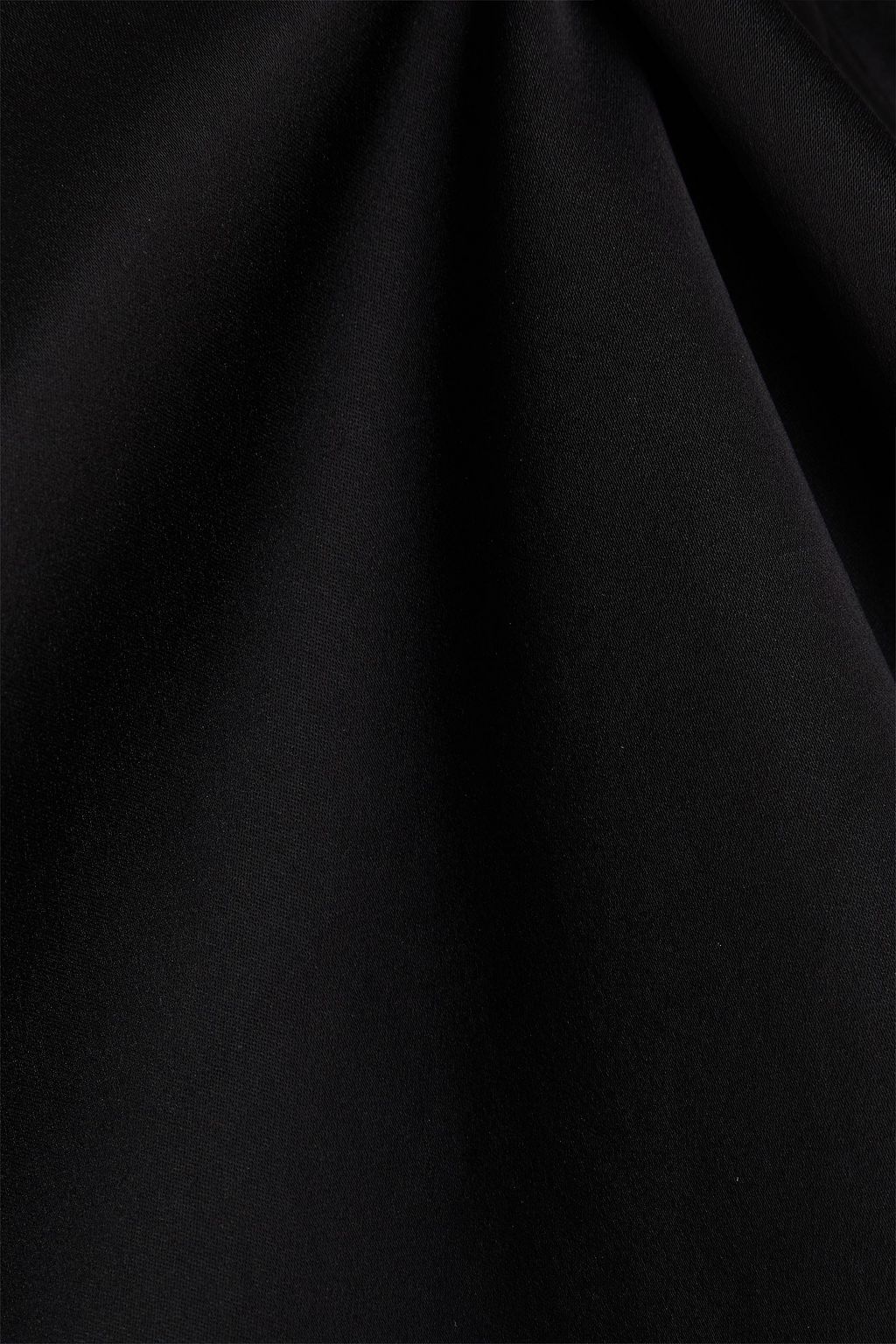 STAUD Tetra satin-crepe mini skirt