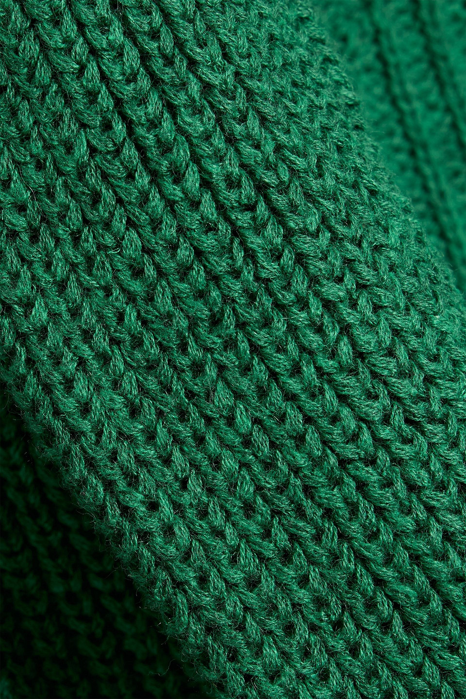 Alex Mill Marseille Double-breasted Ribbed-knit Cardigan In Green