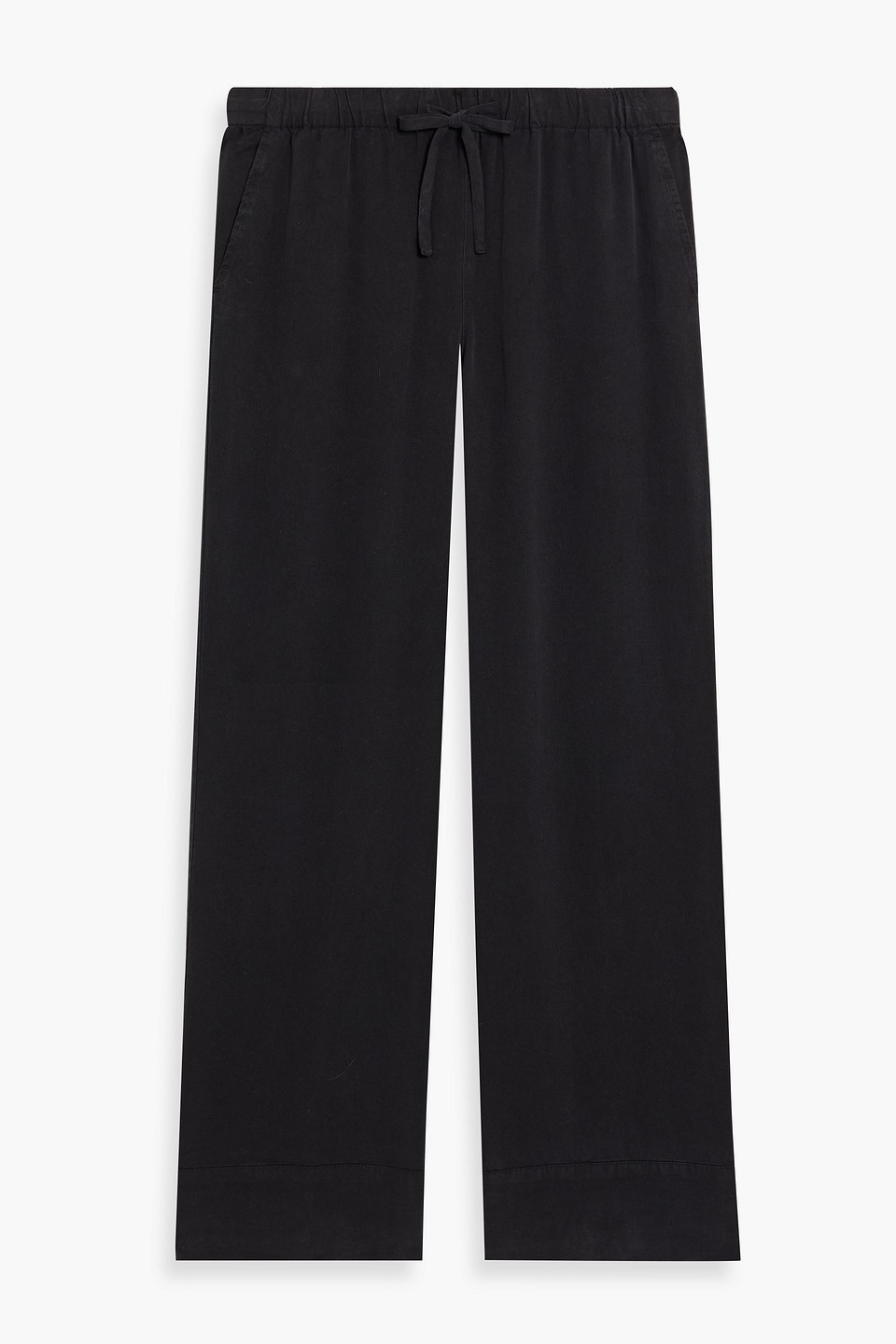 Alex Mill Riley Lyocell Straight-leg Pants In Black