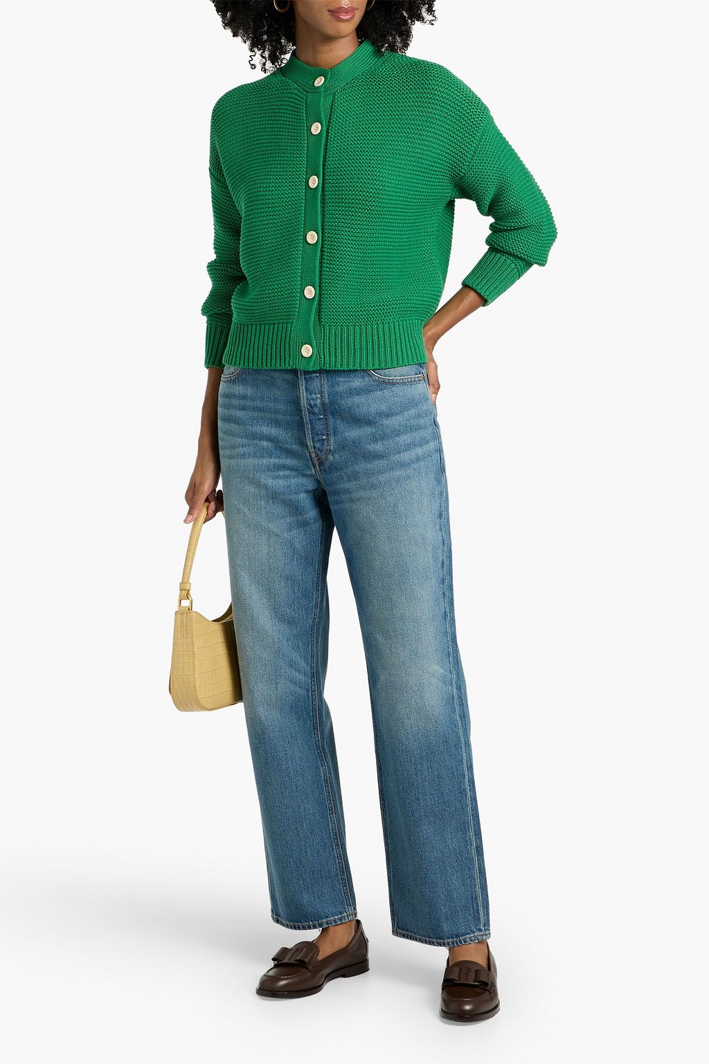 ALEX MILL Bev high-rise straight-leg jeans