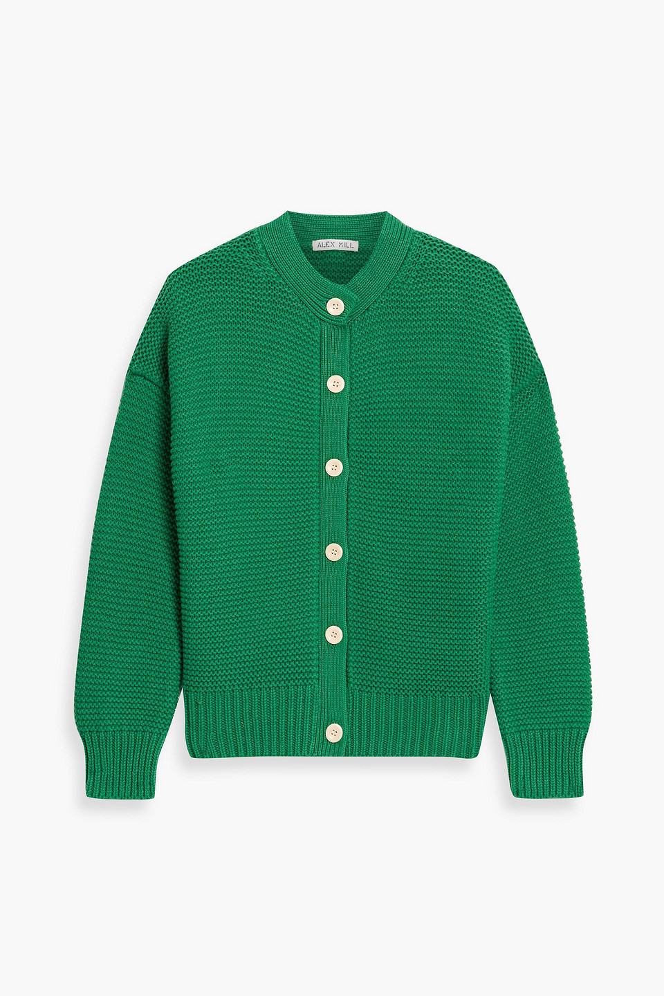 Alex Mill Nico Cotton Cardigan In Green