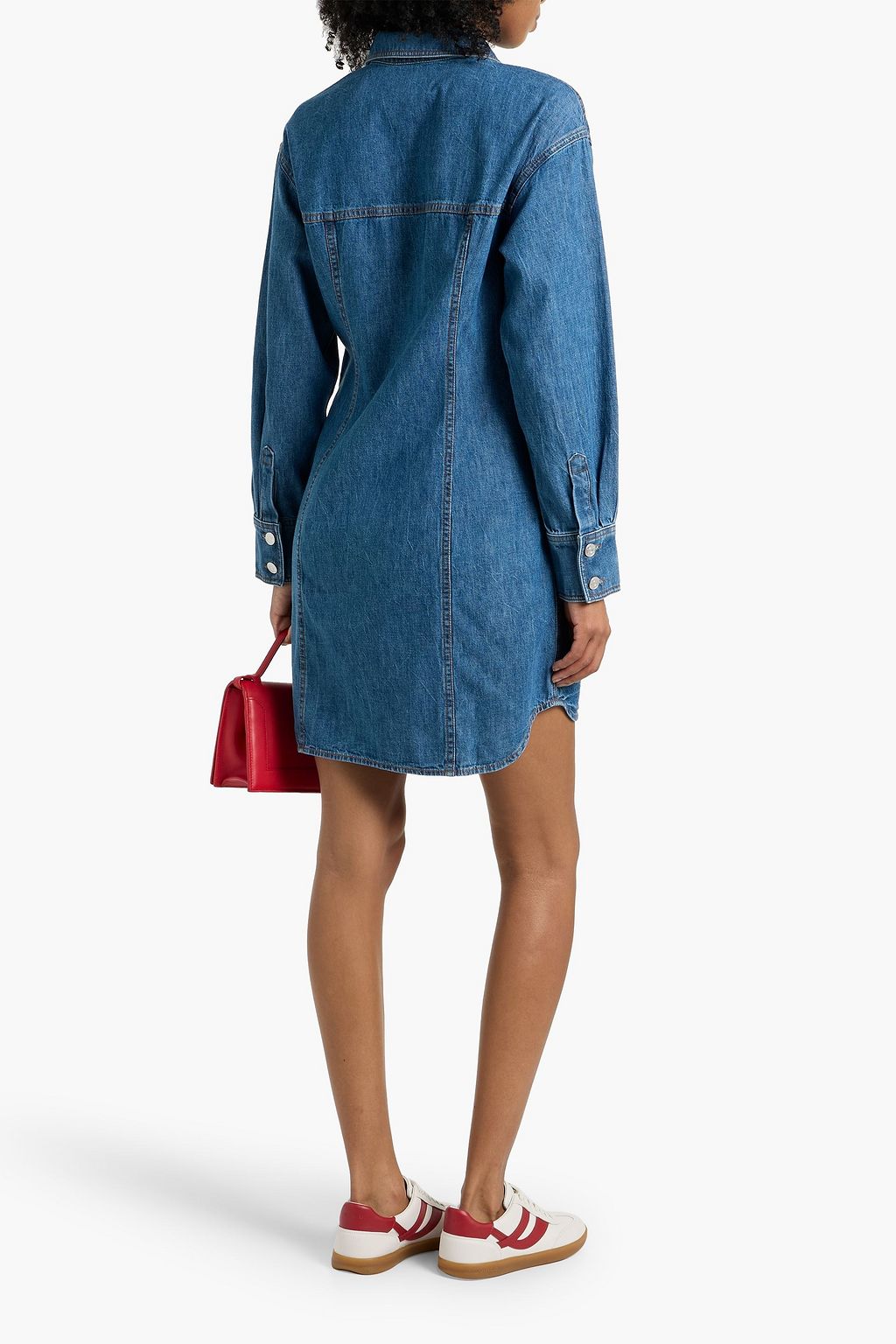 ALEX MILL Marissa denim mini shirt dress