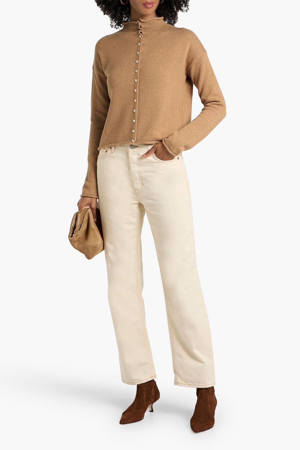 ALEX MILL Bev high-rise straight-leg jeans