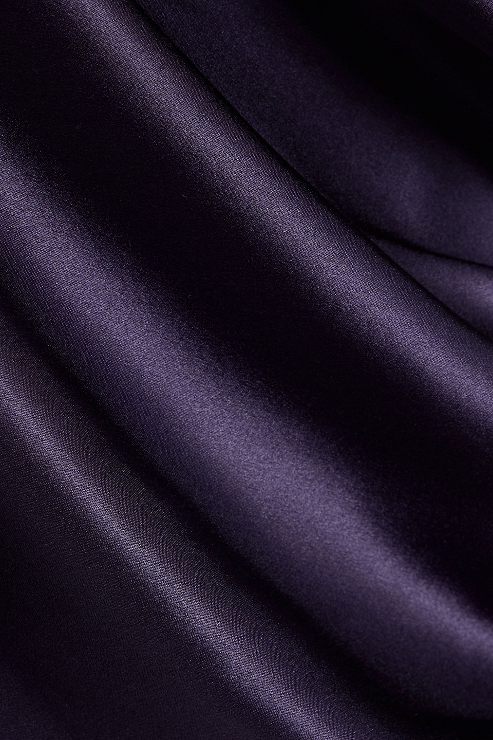 The Sei Cutout Ruched Silk-satin Mini Dress In Blue