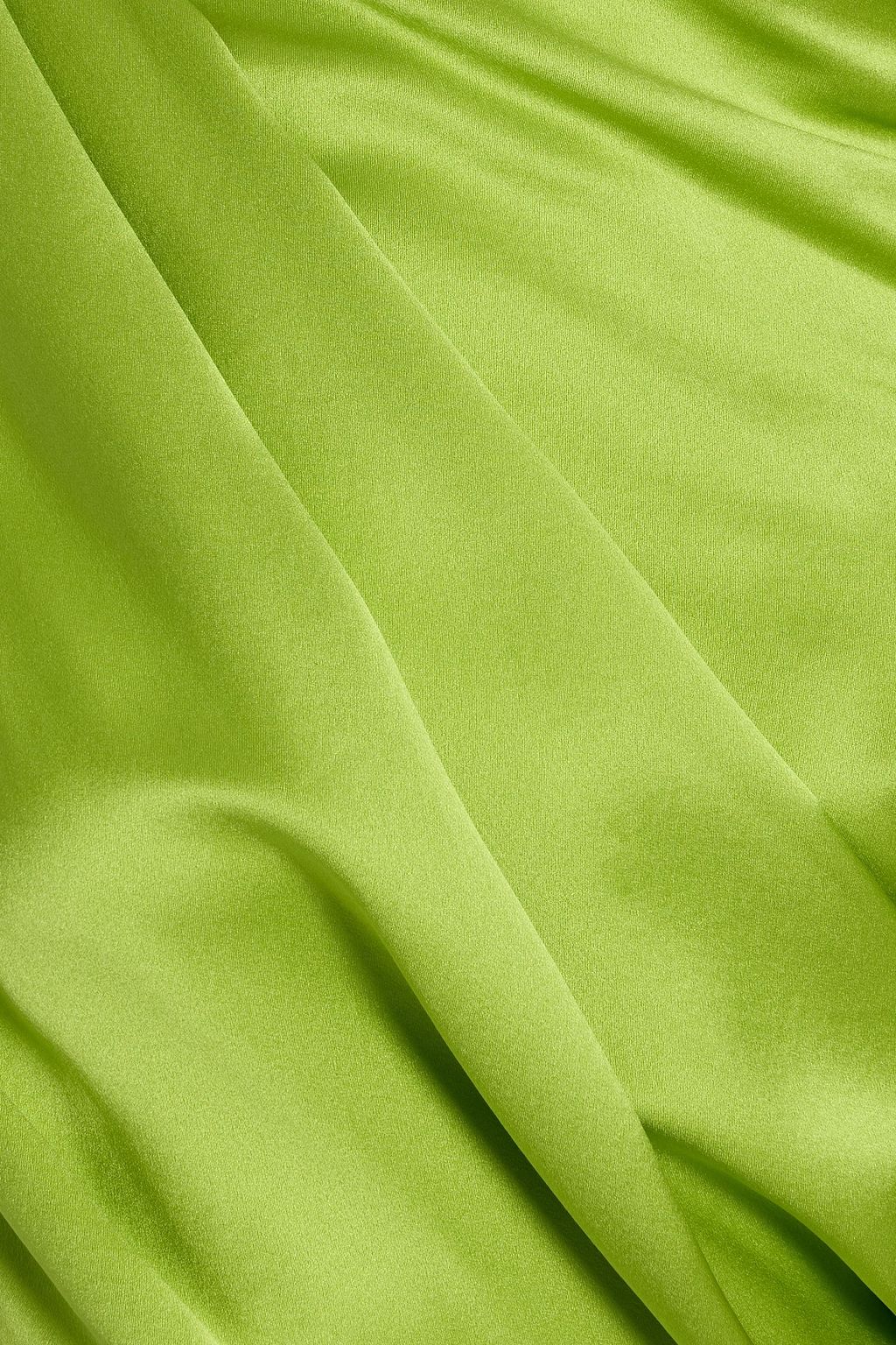 THE SEI One-sleeve cutout silk-satin gown