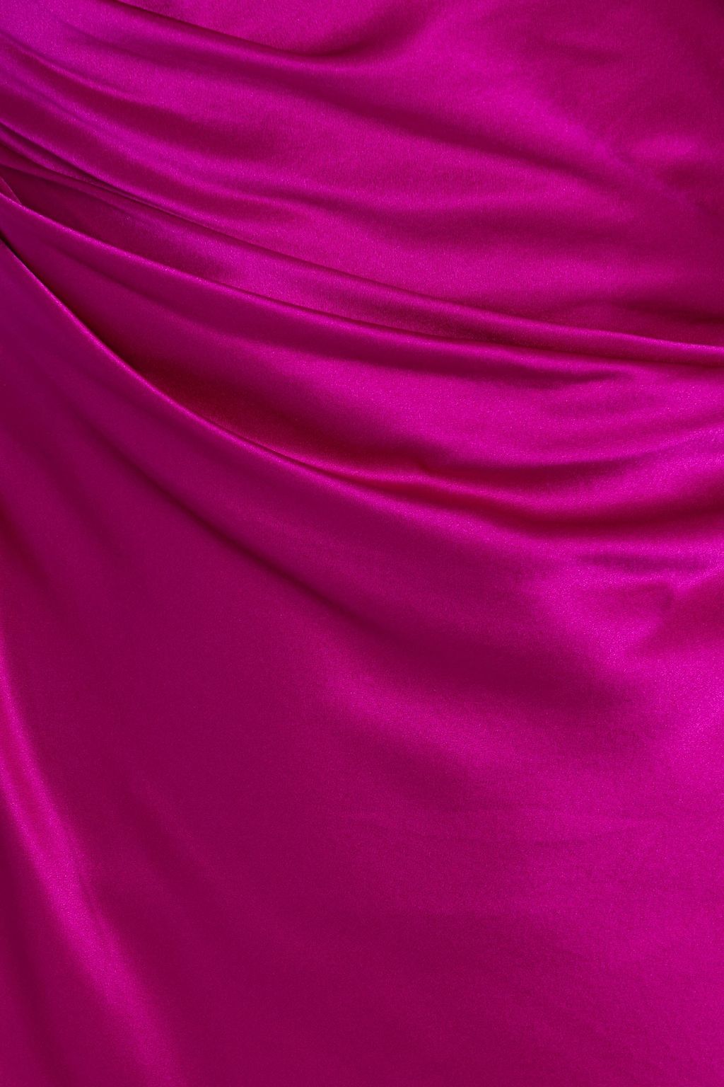 THE SEI Draped silk-satin gown