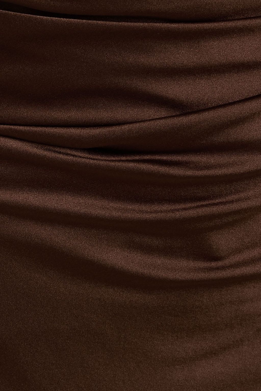 THE SEI One-sleeve cutout silk-satin maxi dress