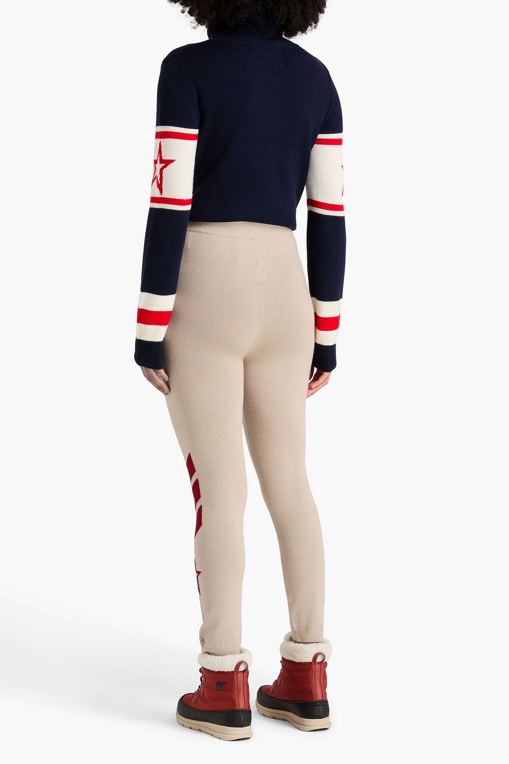 PERFECT MOMENT قطعة أساسية قصيرة من مزيج صوف الميرينو