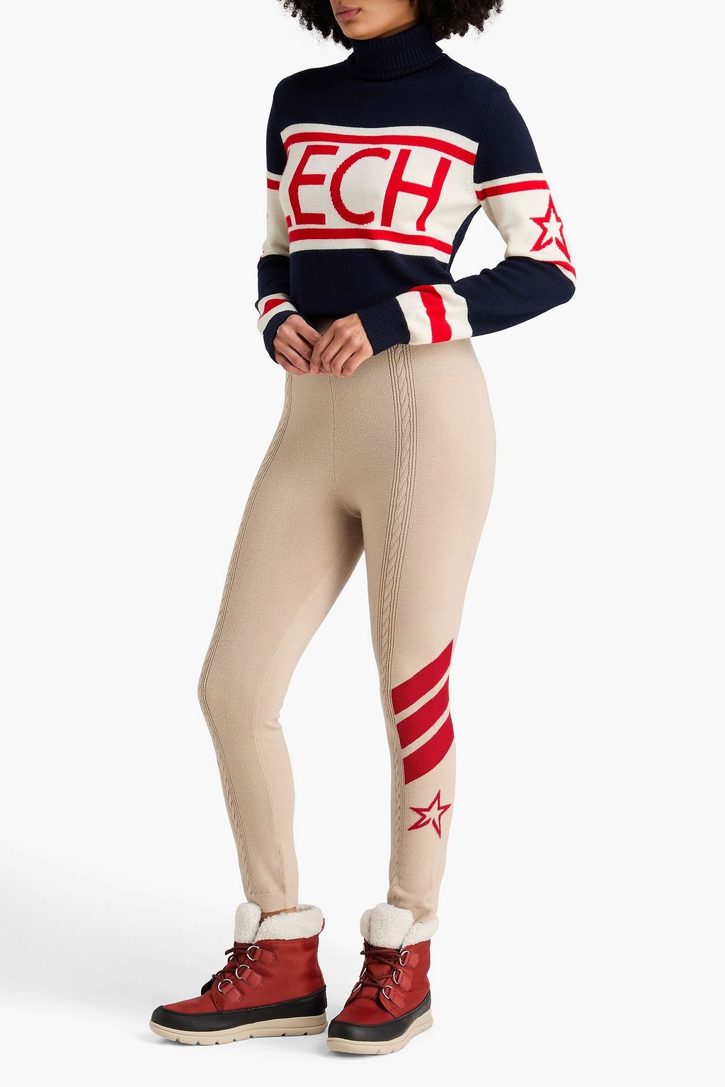 PERFECT MOMENT قطعة أساسية قصيرة من مزيج صوف الميرينو