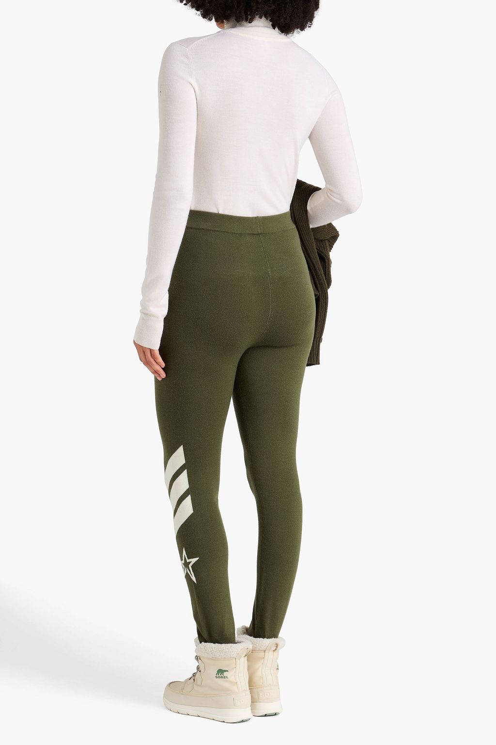 PERFECT MOMENT قطعة أساسية قصيرة من مزيج صوف الميرينو