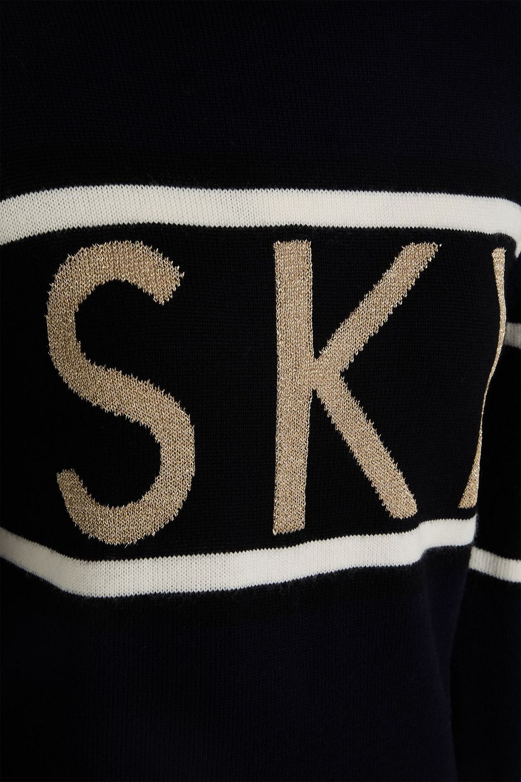 PERFECT MOMENT Schild intarsia merino wool turtleneck sweater