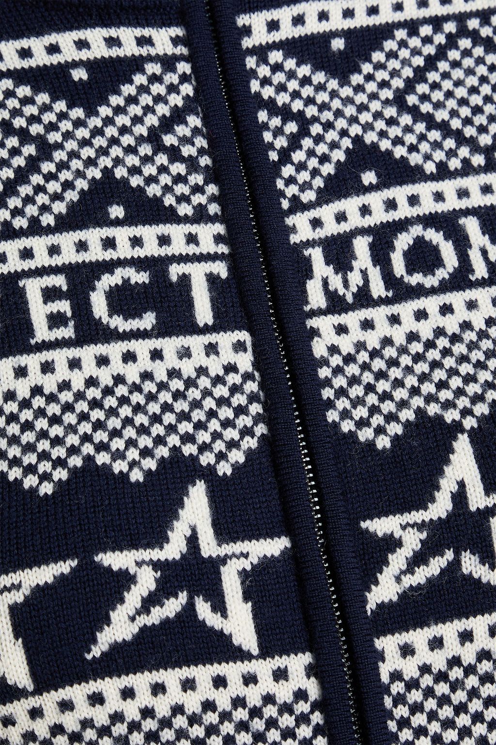 PERFECT MOMENT جمبسوت Holiday قصيرة من صوف الميرينو بحبكة Fair Isle